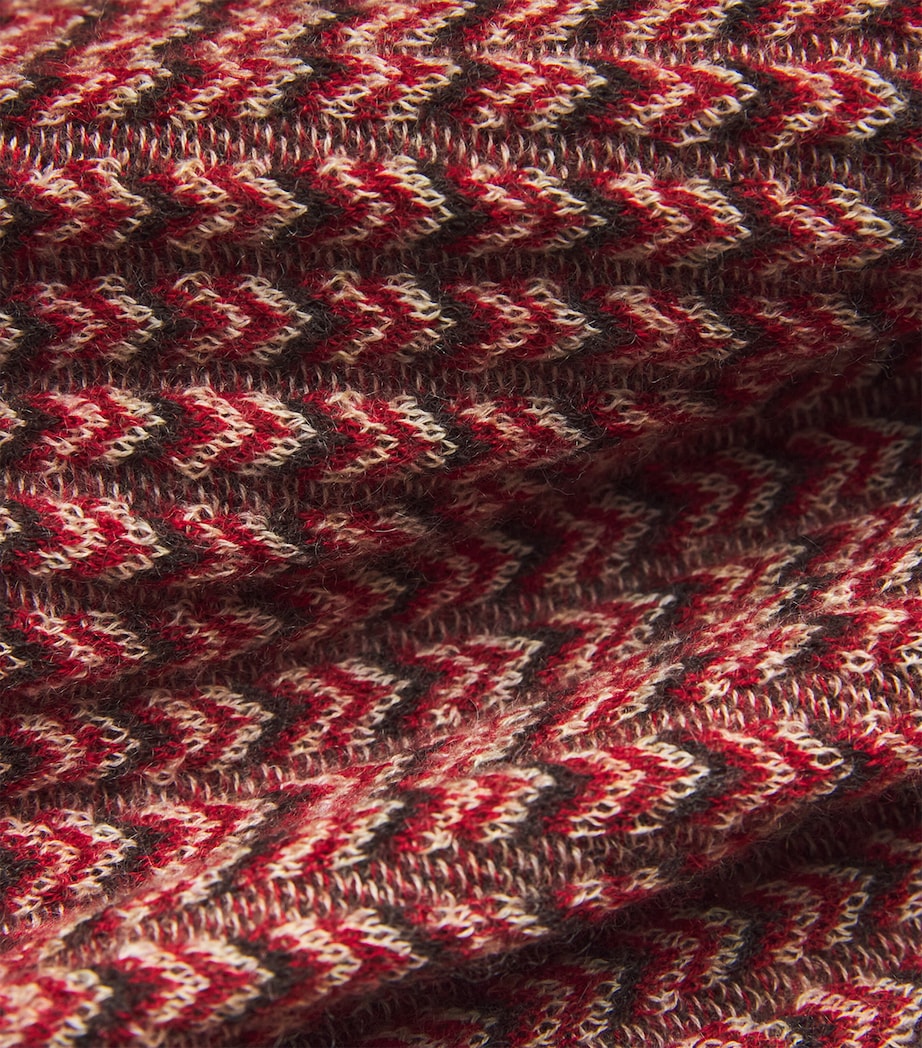 Cashmere Shrunken Polo Shirt BURNT COCOA COMBO Image 5