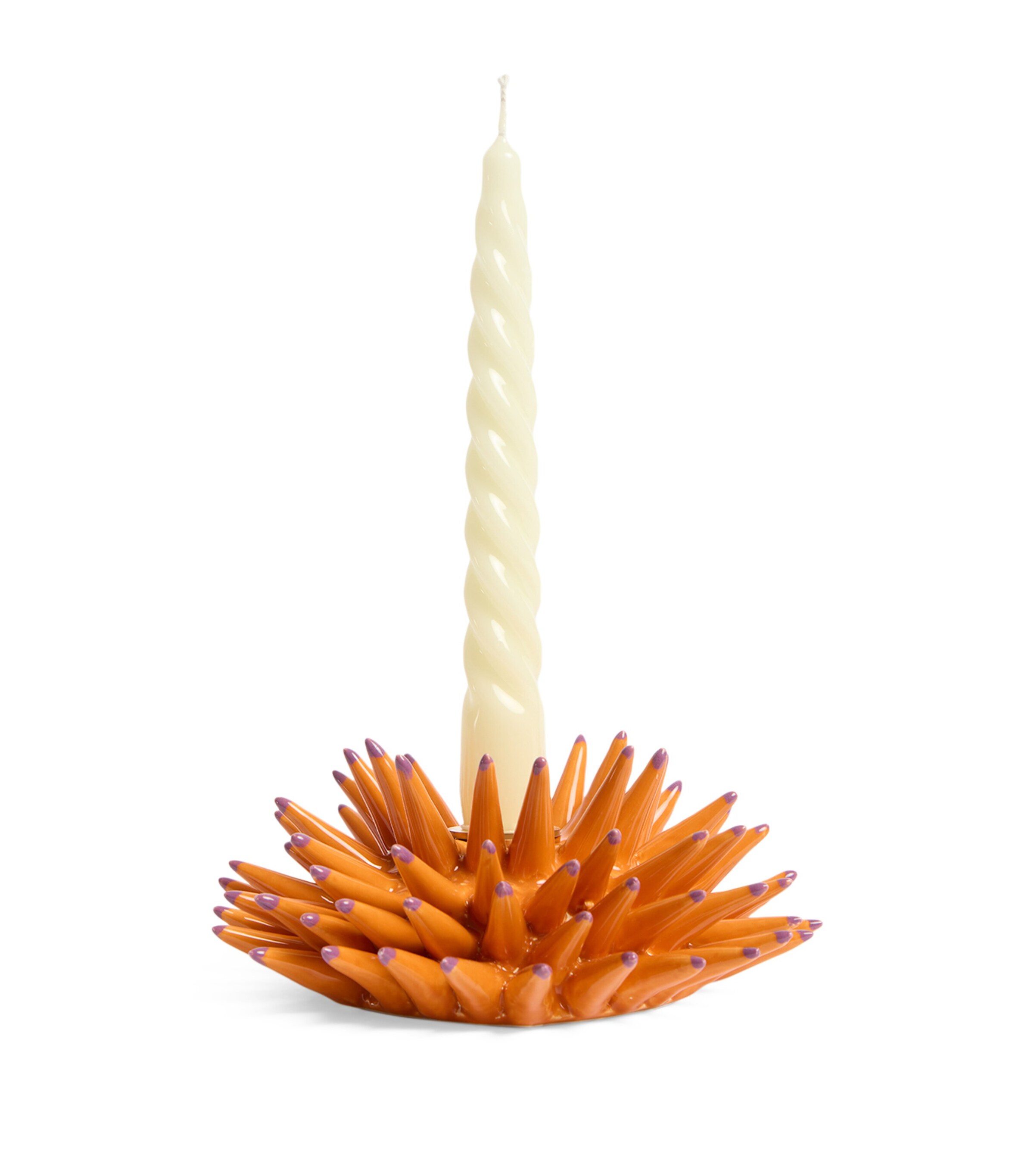 La Doublej Ceramic Spine Candle Holder Pumpkin Image 2