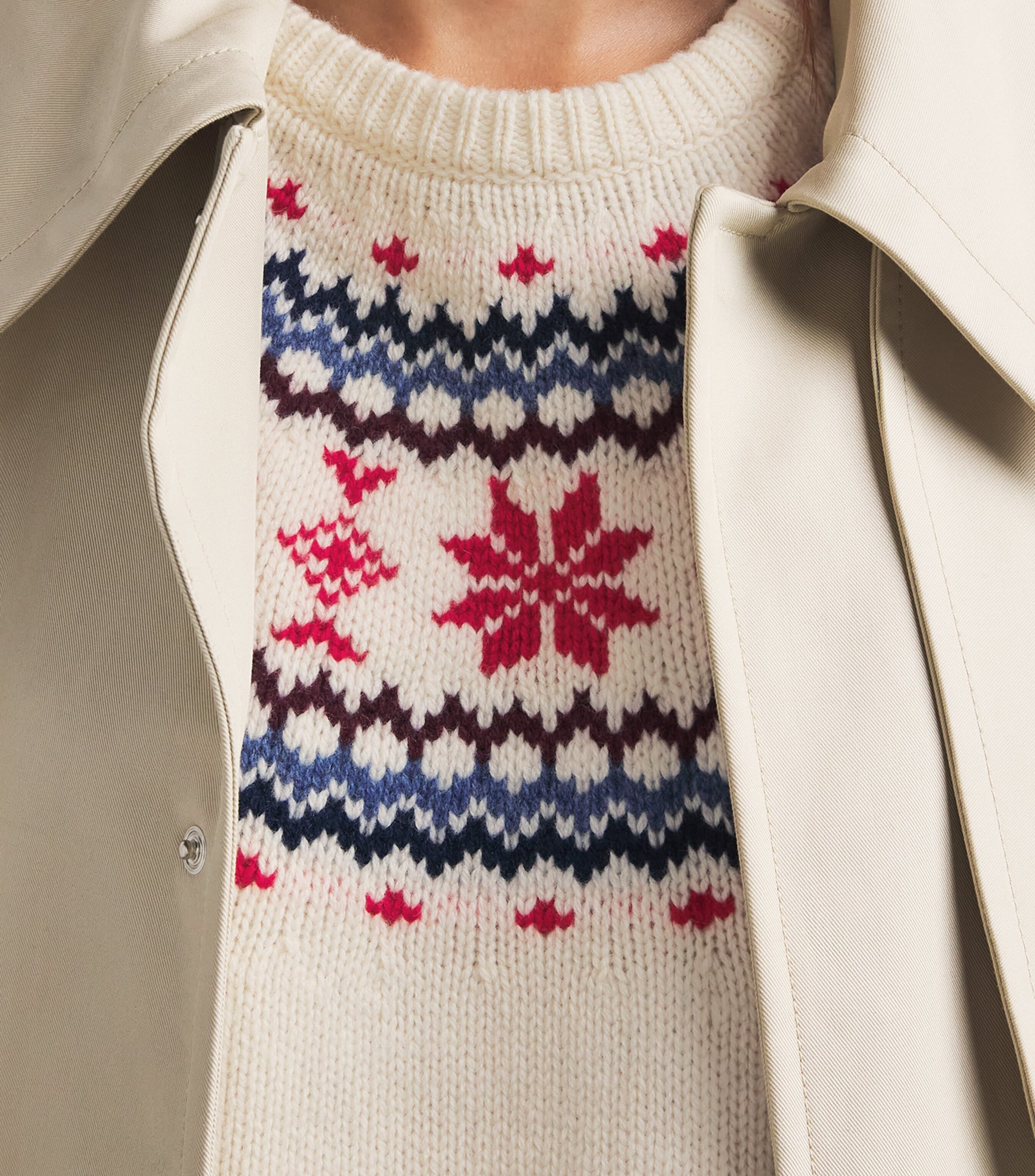 Harrods Womens Fair Isle Sweater Image 3