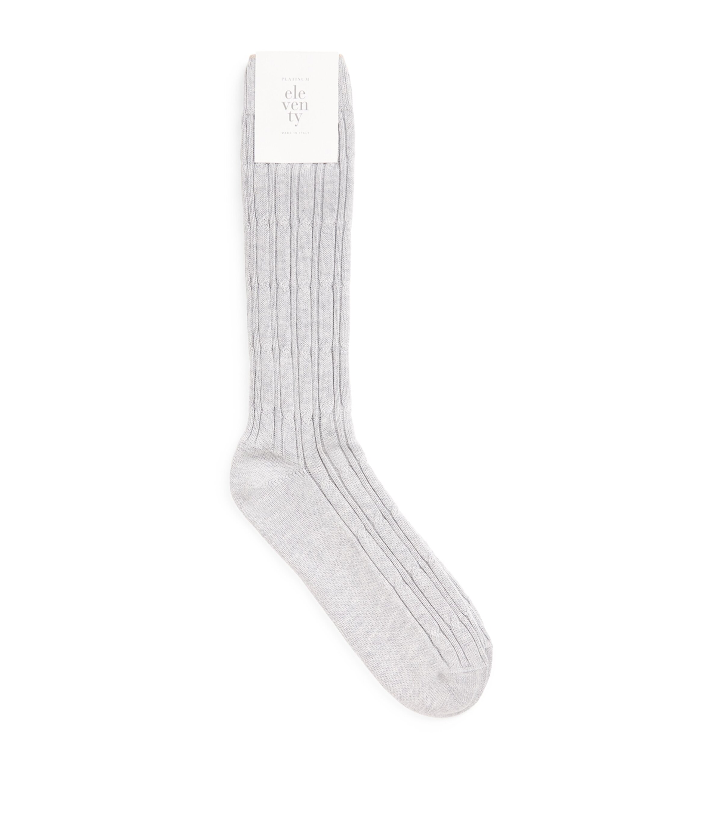 Braid Stitch Socks GRIGIO MEDIO, SABBIA Image 1