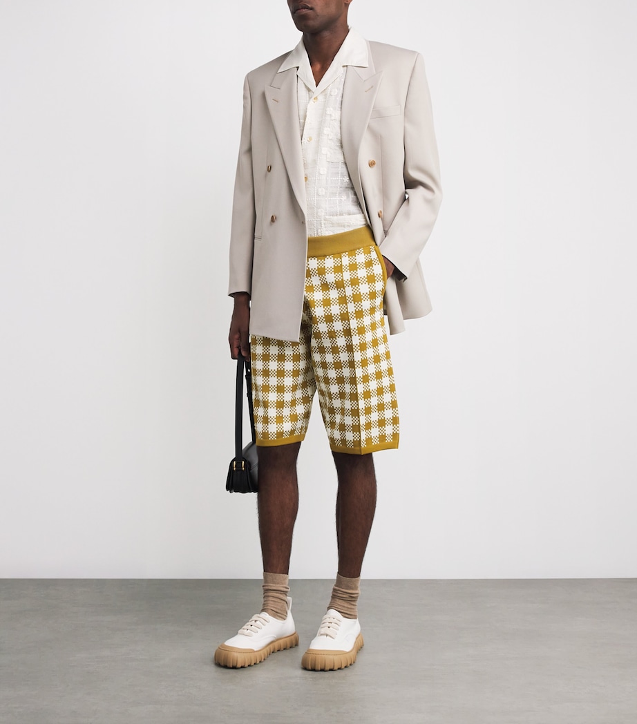 Check Longline Shorts 144-WHT/HVNA Image 2