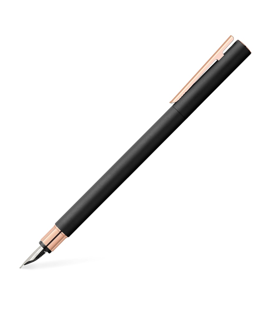 Faber-Castell Neo Slim Metal Fountain Pen Black Image 1