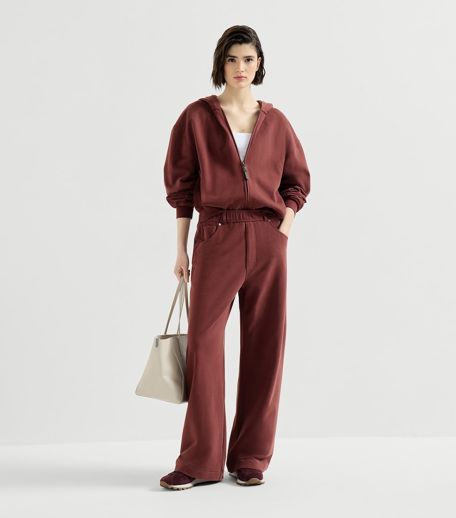 Brunello Cucinelli Womens French Terry Sweatpants Image 2