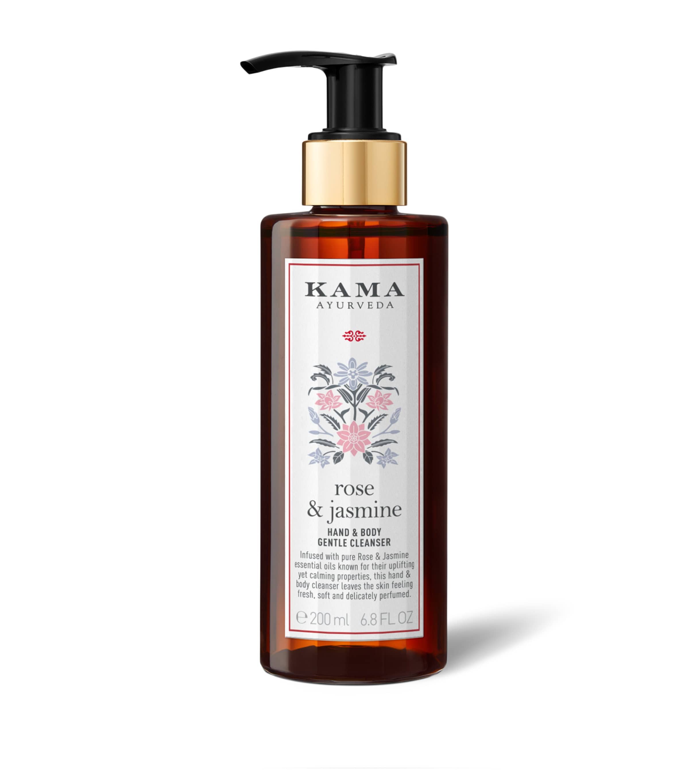 KAMA AYURVEDA Rose & Jasmine Hand & Body Gentle Cleanser (200ml) Image 1
