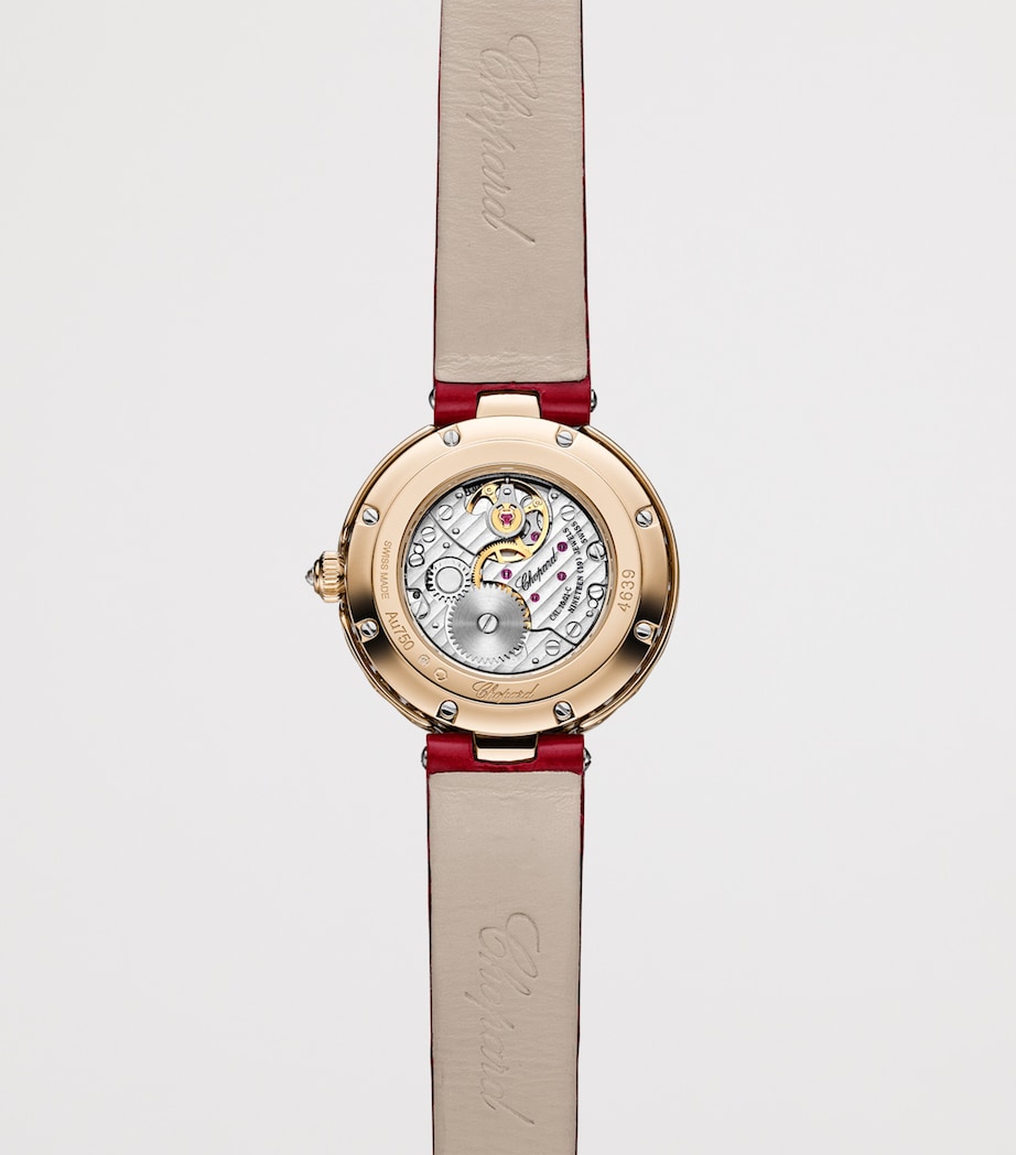 Rose Gold, Diamond and Carnelian L'Heure du Diamant Watch 26mm 18K ROSE GOLD Image 2