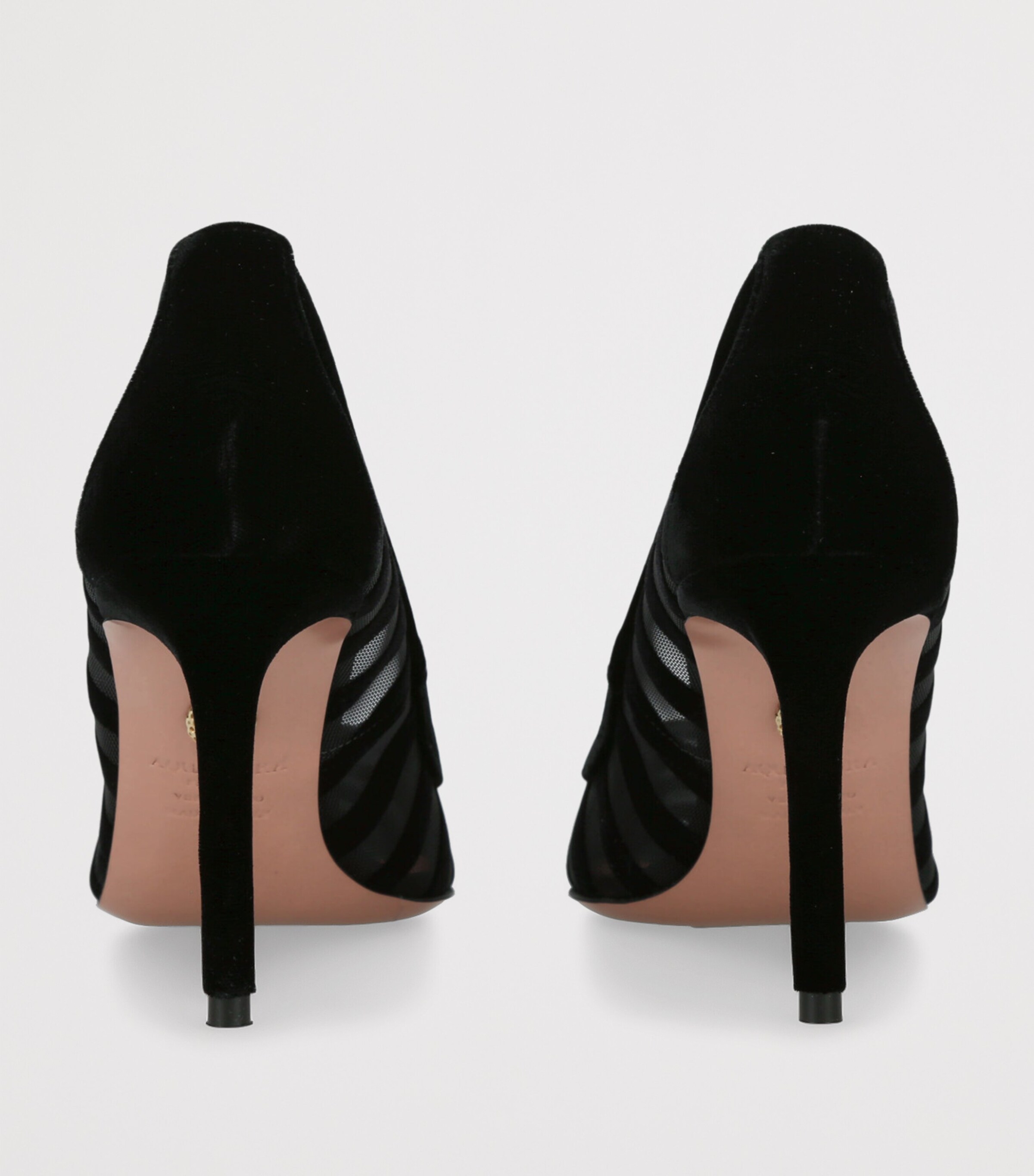Aquazzura Nude Pumps 85 Black Image 2