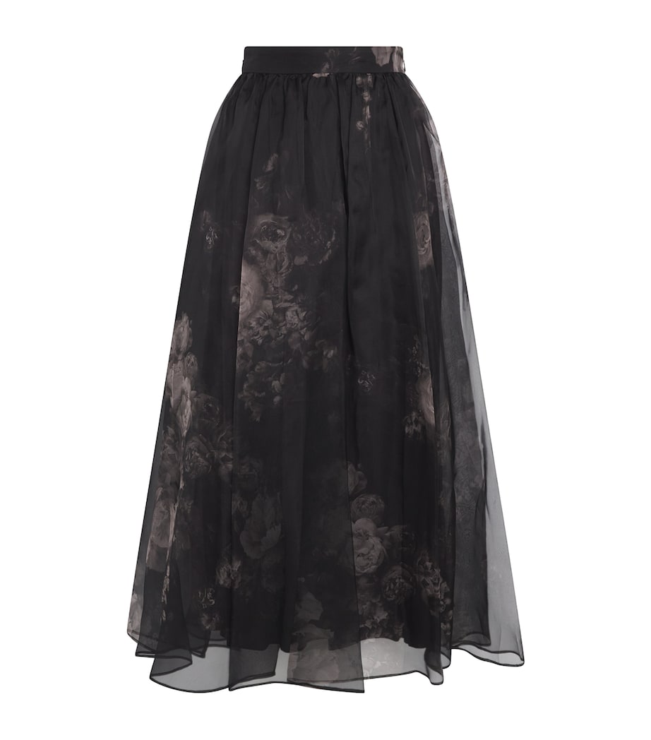Silk Floral Hypnotic Maxi Skirt GHOST FLORAL Image 1