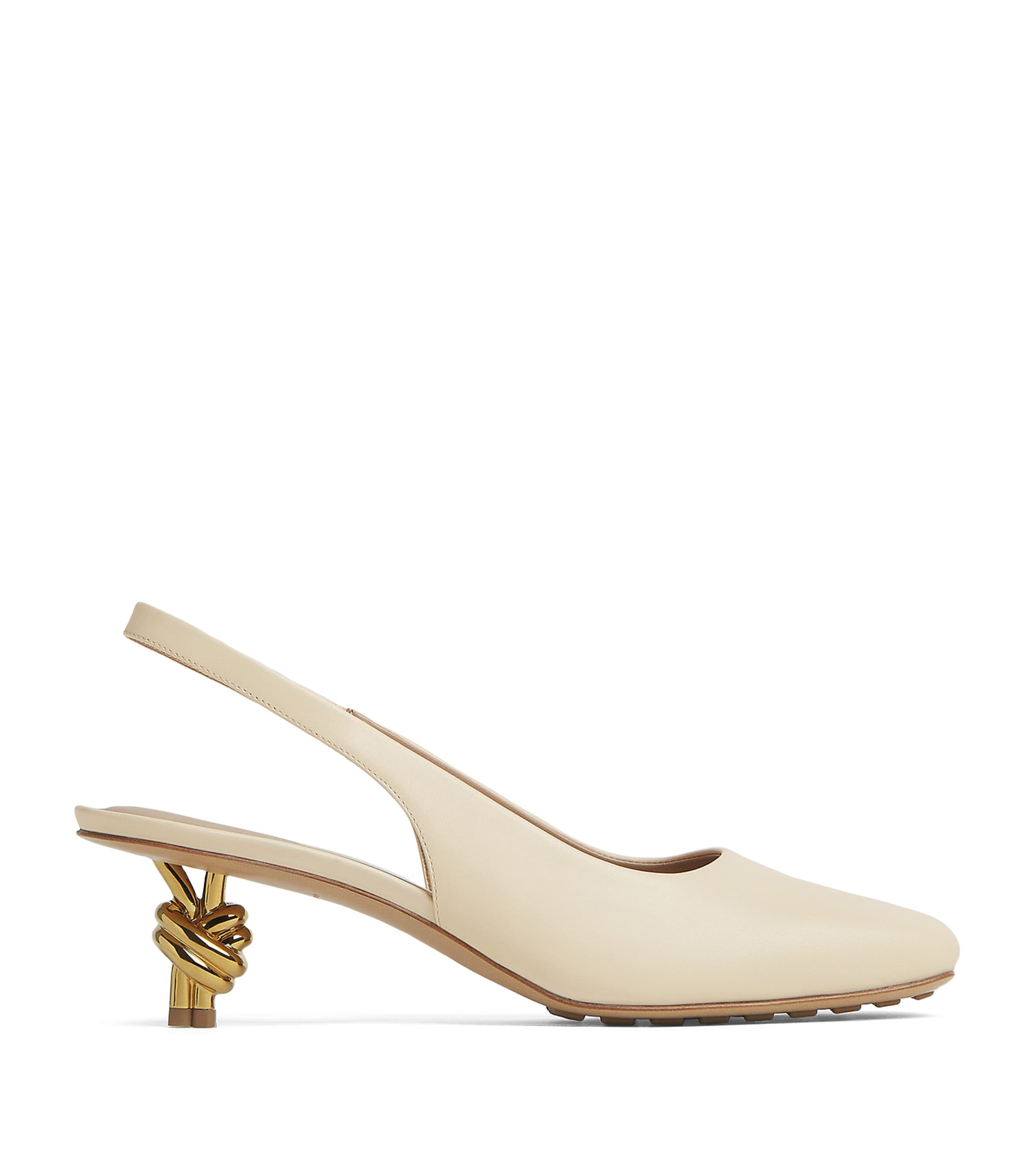 Bottega Veneta Knot Pump In White