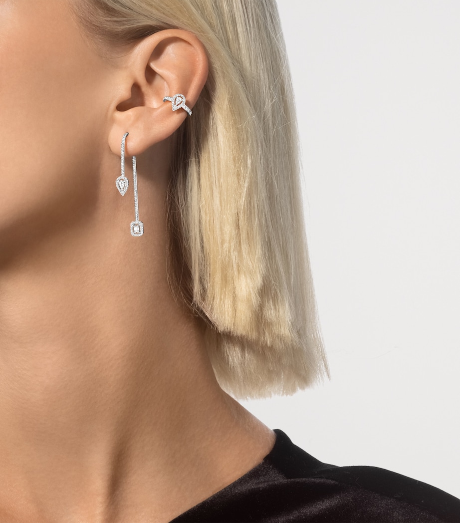 Messika My Twin White Gold and Diamond Single Clip-On Ear Cuff (0.28ct) White Gold Image 2