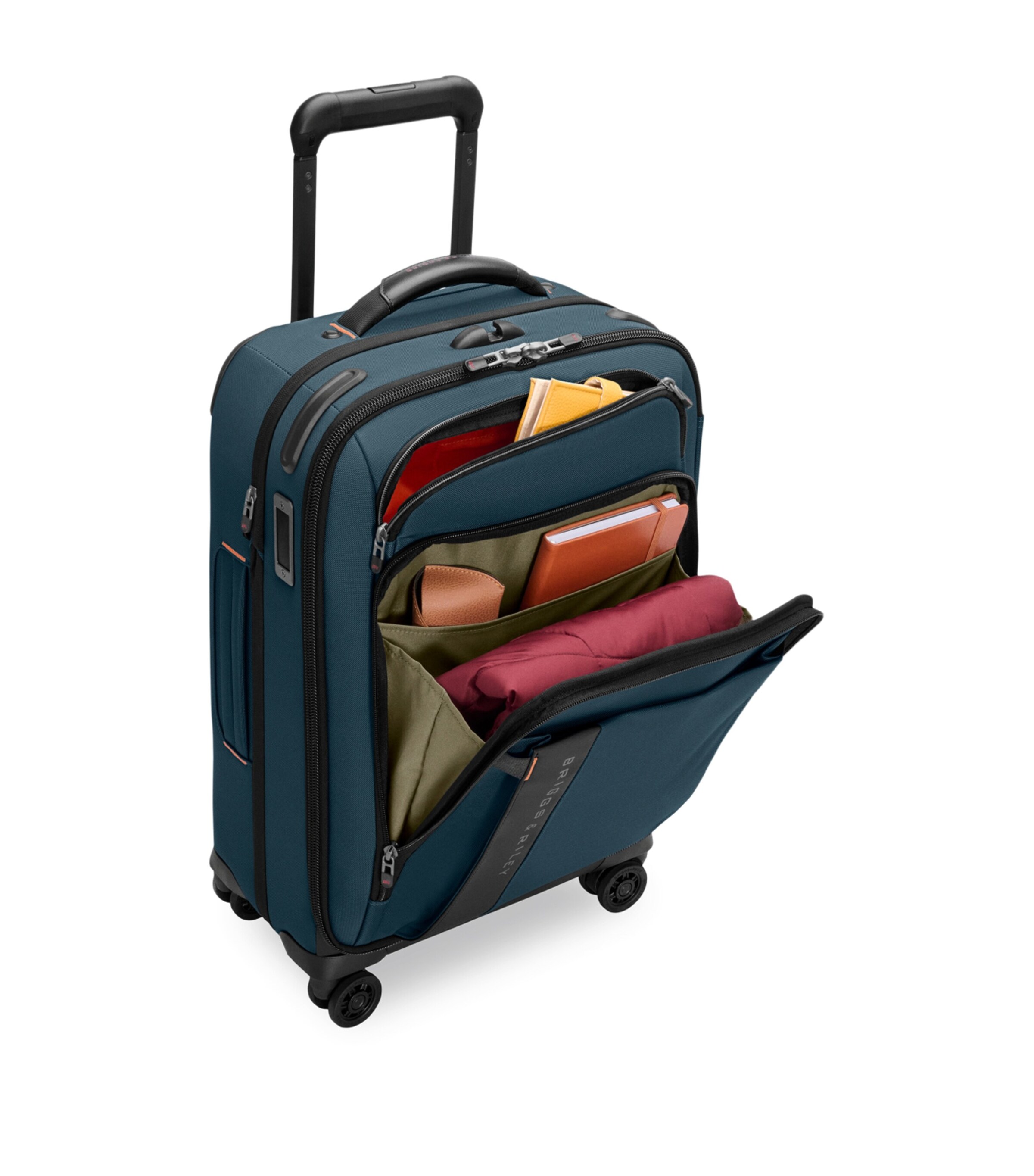 Briggs & Riley ZDX Essential Carry-On Spinner Suitcase (56cm) Ocean Image 8