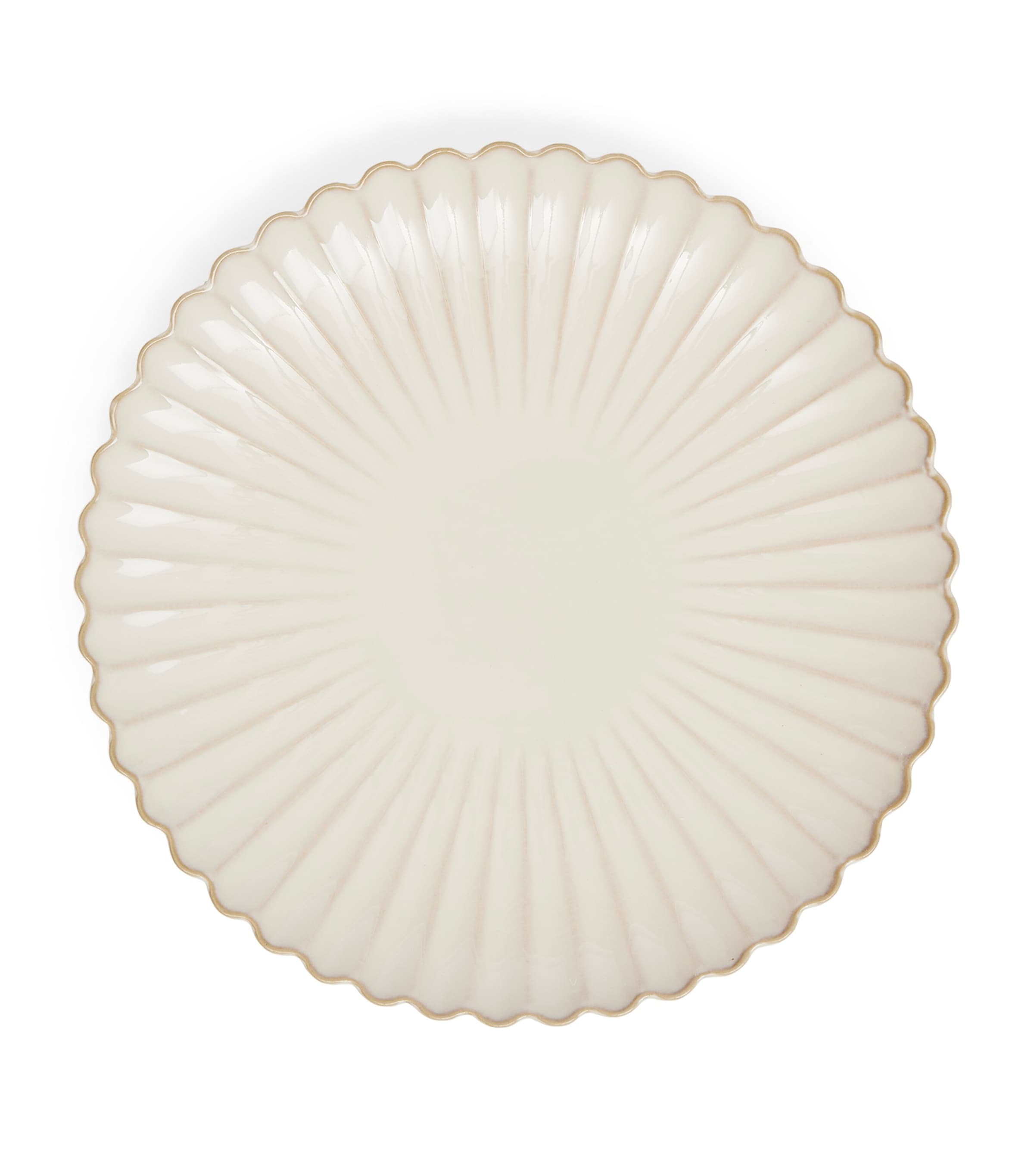 Maison Margaux Set Of 4 Shell Starter Plates In Neutral
