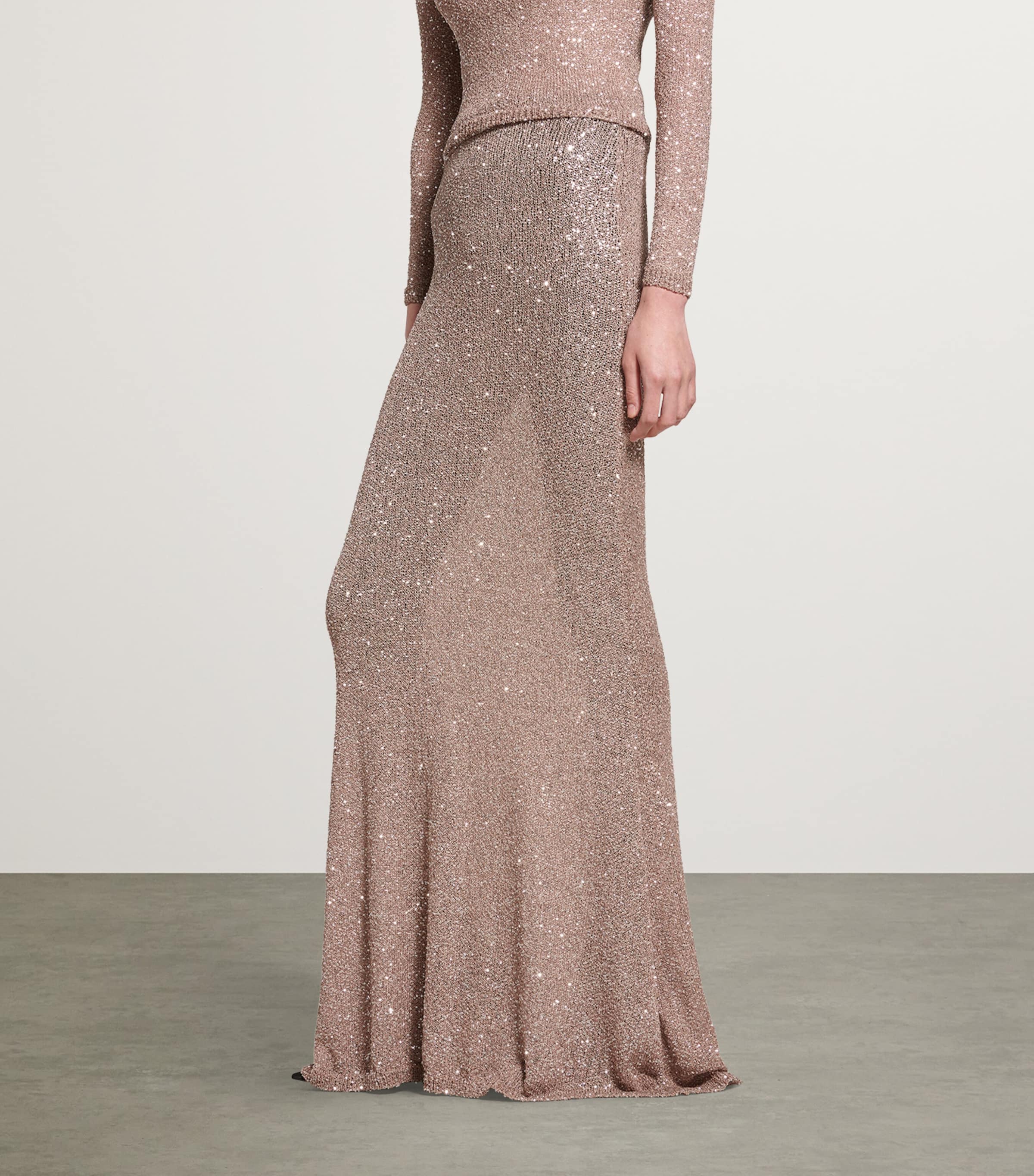 Sequinned Maxi Skirt 2182 Image 2