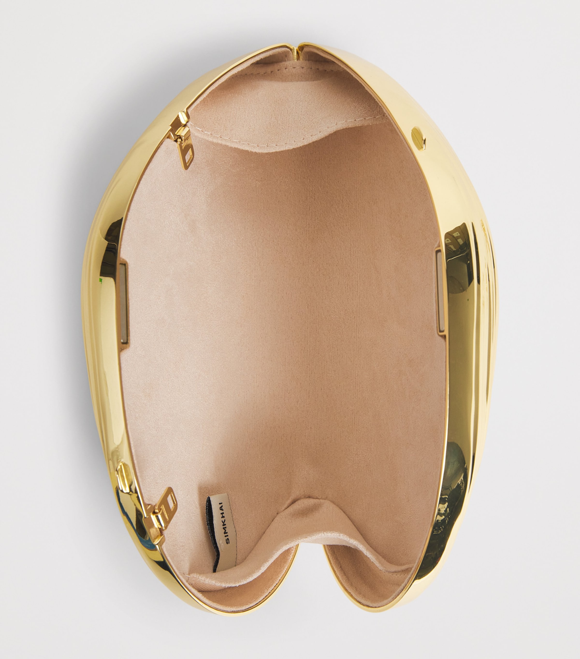 Bridget Oyster Clutch Bag GOLD Image 4