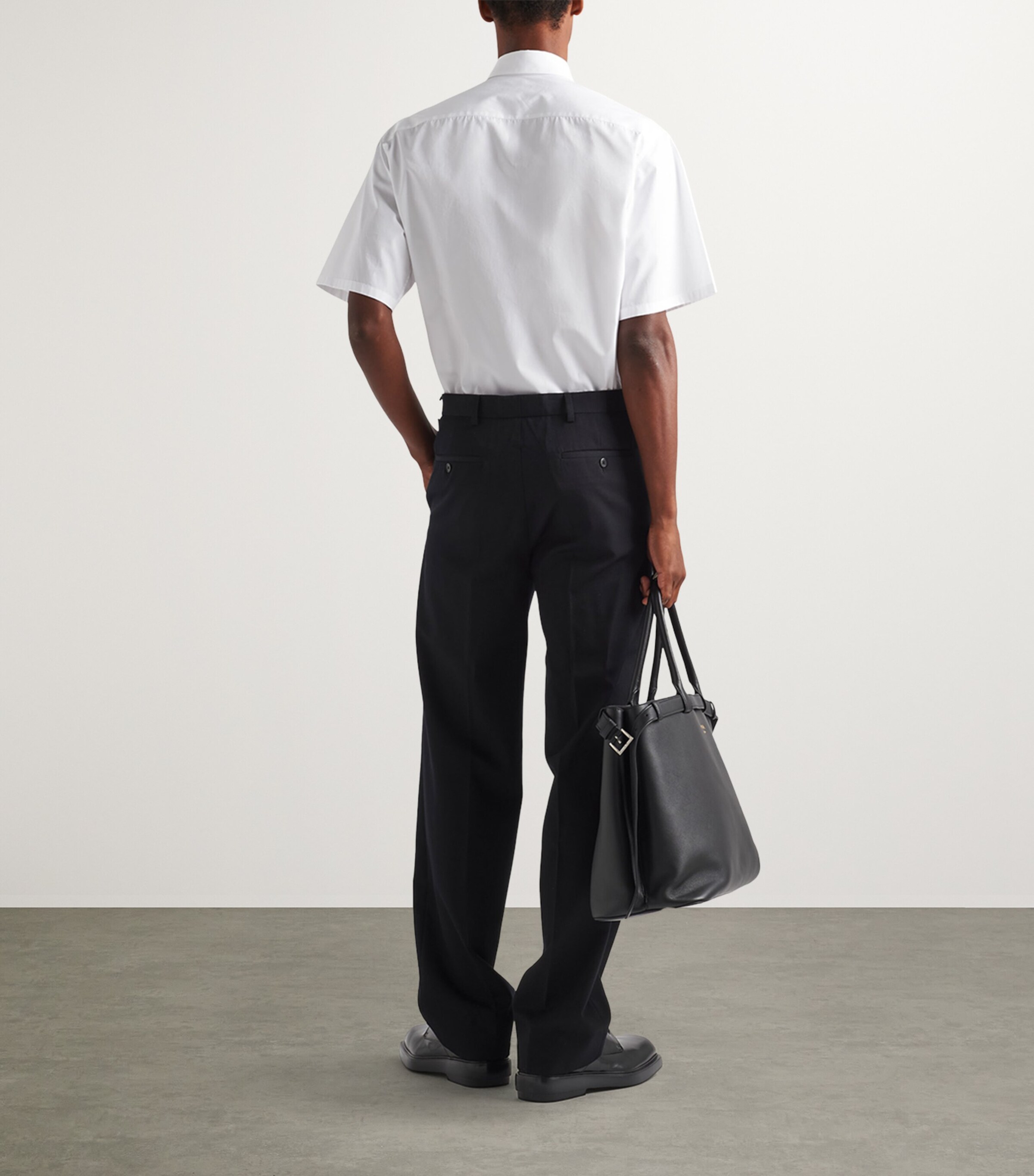Prada Mens Cotton Short-Sleeve Shirt Image 4