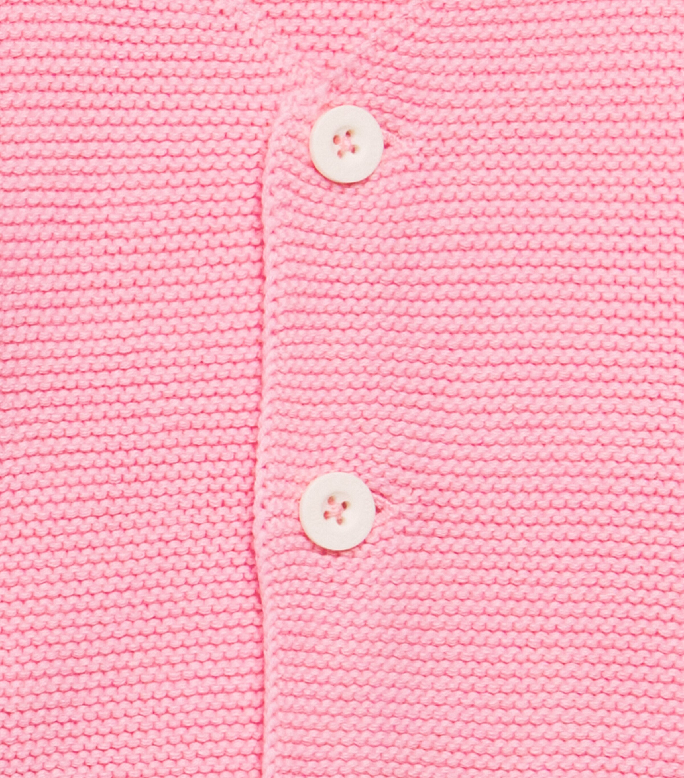 Petit Bateau Cotton Moss-Stitch Cardigan (1-18 Months) Marquise Image 3
