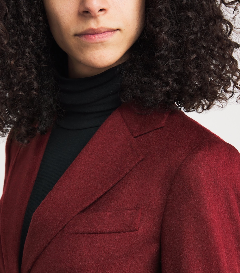 Camel Hair Blazer RASPBERRY Image 6