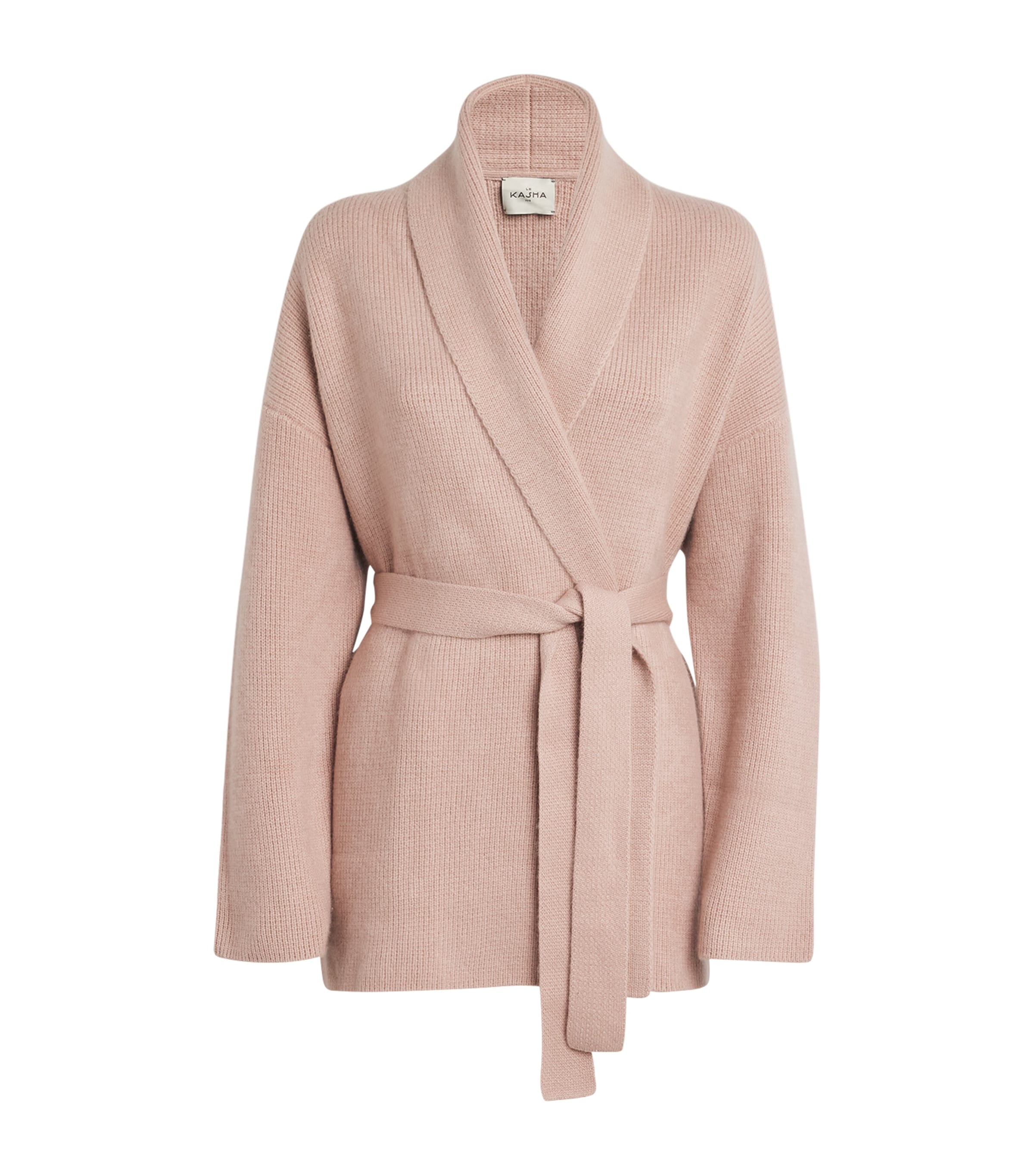 Le Kasha Organic Cashmere Belted Cardigan | Harrods UK