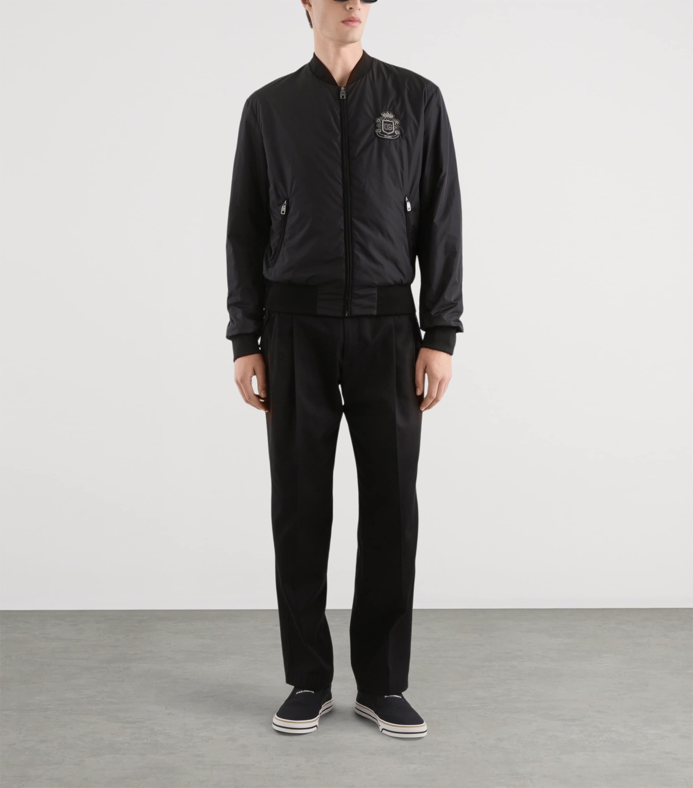 Cotton Embroidered Logo T-Shirt N0000-BLACK Image 4