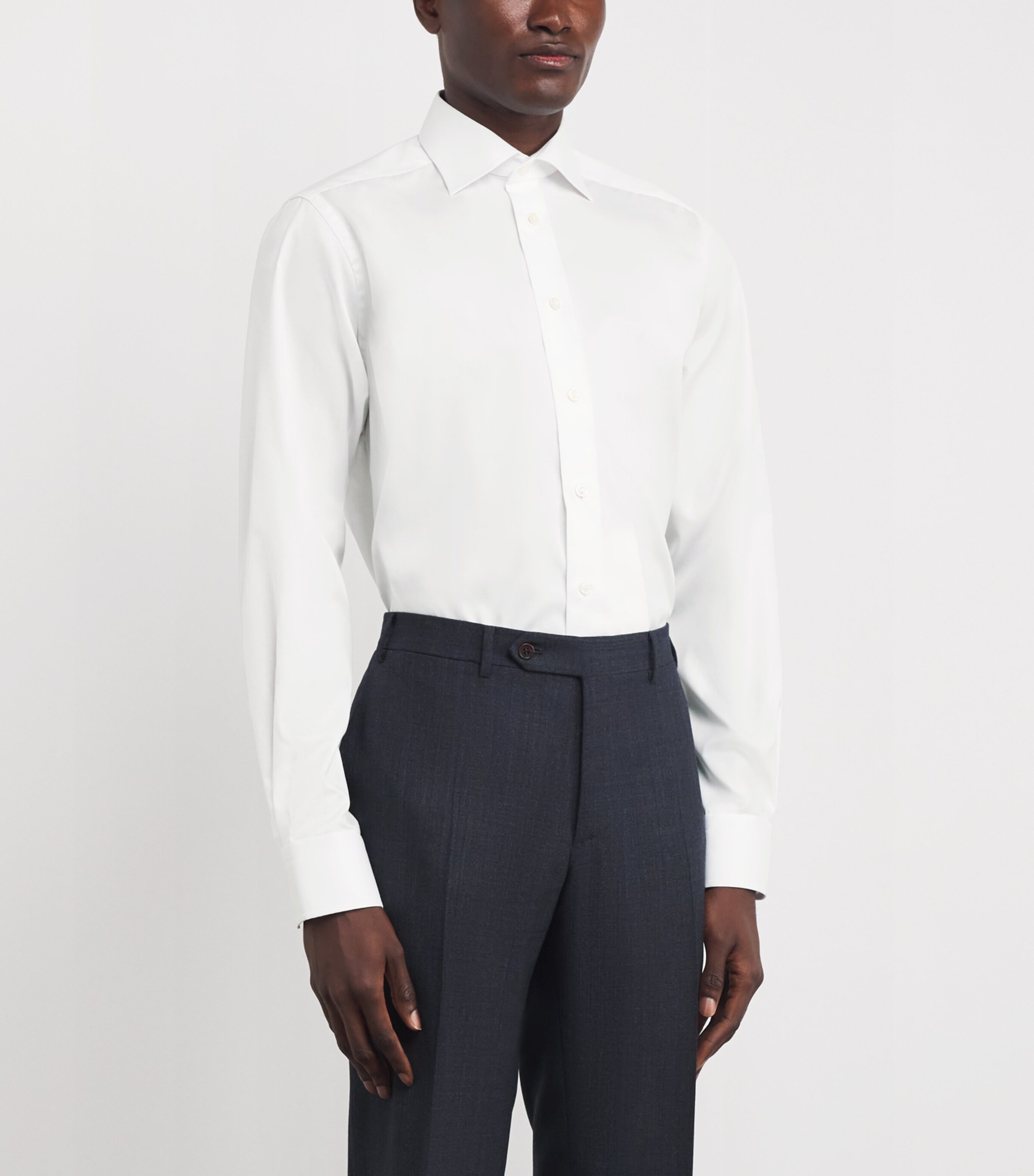 Eton White Signature Twill Contemporary Fit Shirt | Harrods TZ