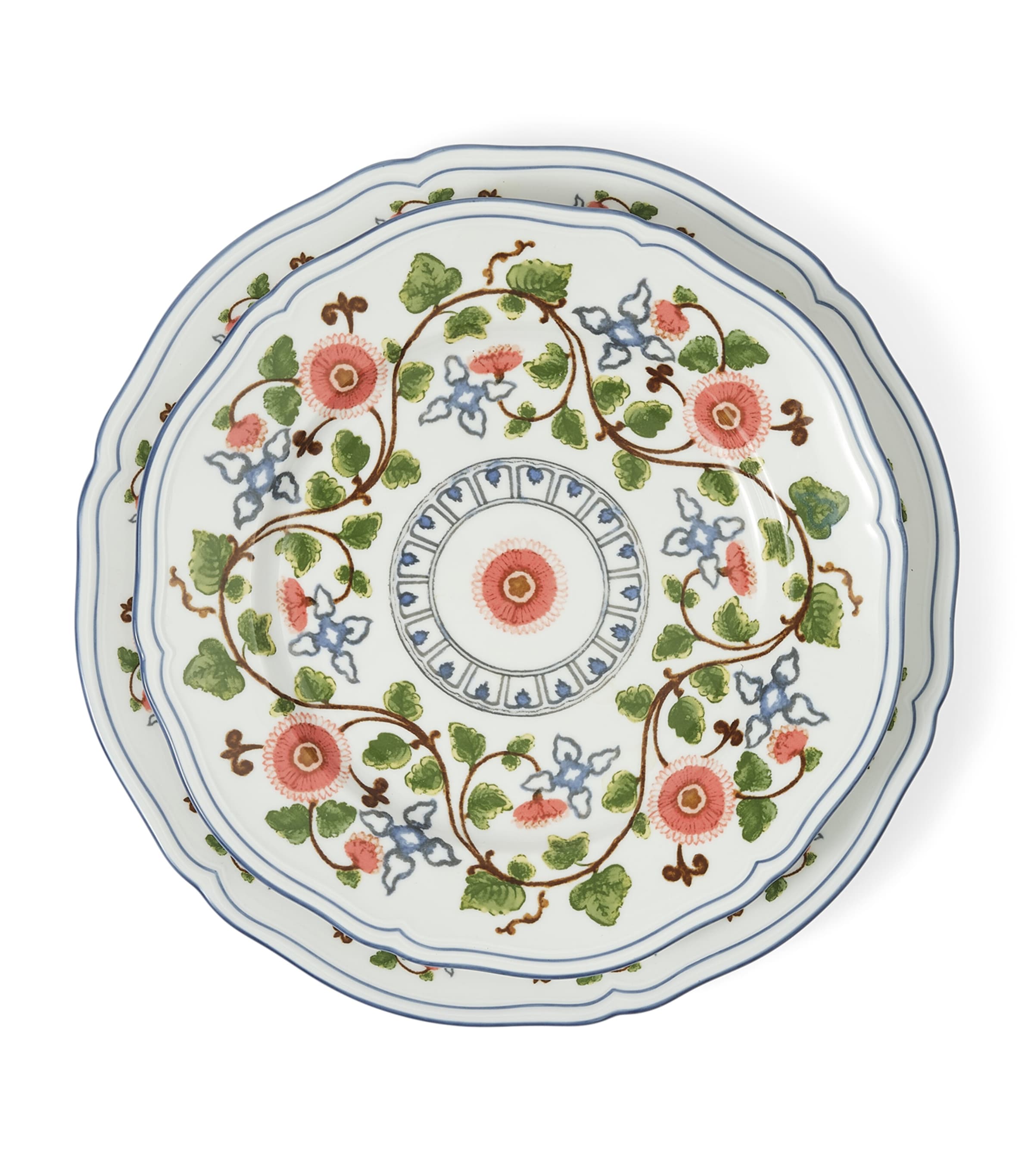 x Ginori 1735 Porcelain Martina Serving Plate (26.5cm) WHITE Image 2