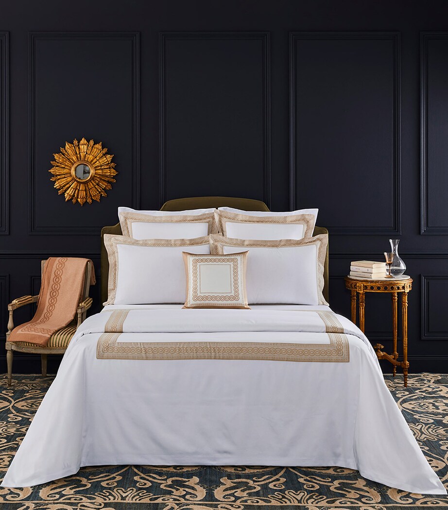 Yves Delorme Joyau Standard Oxford Pillowcase (50cm x 90cm) Multicoloured Image 1