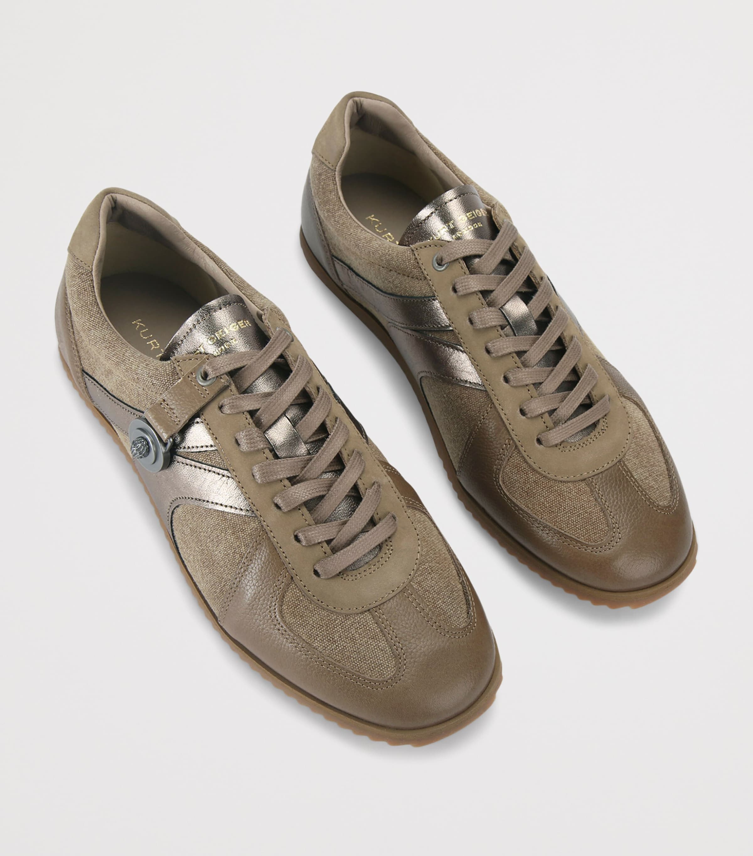 Leather Eldon Sneakers TAUPE Image 4