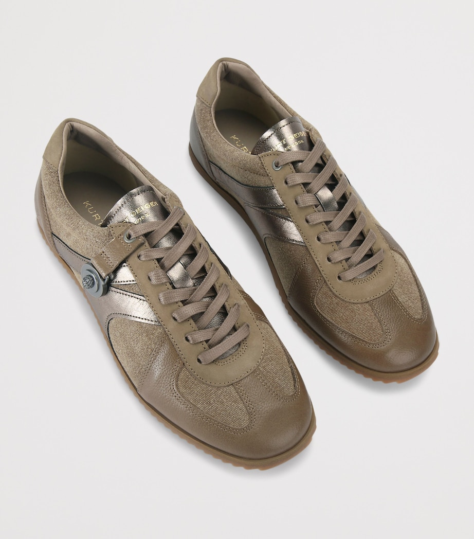 Leather Eldon Sneakers TAUPE Image 4