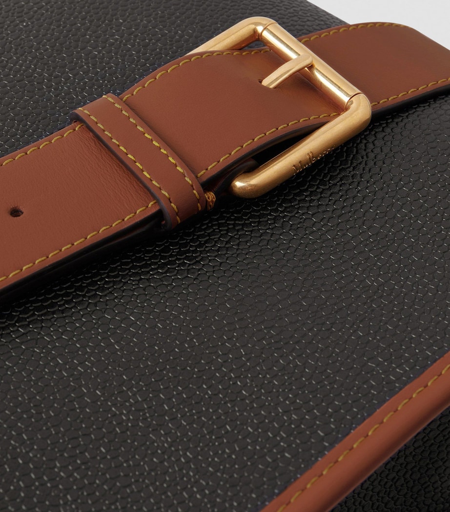 Small Antony Bag BLACK-COGNAC Image 5