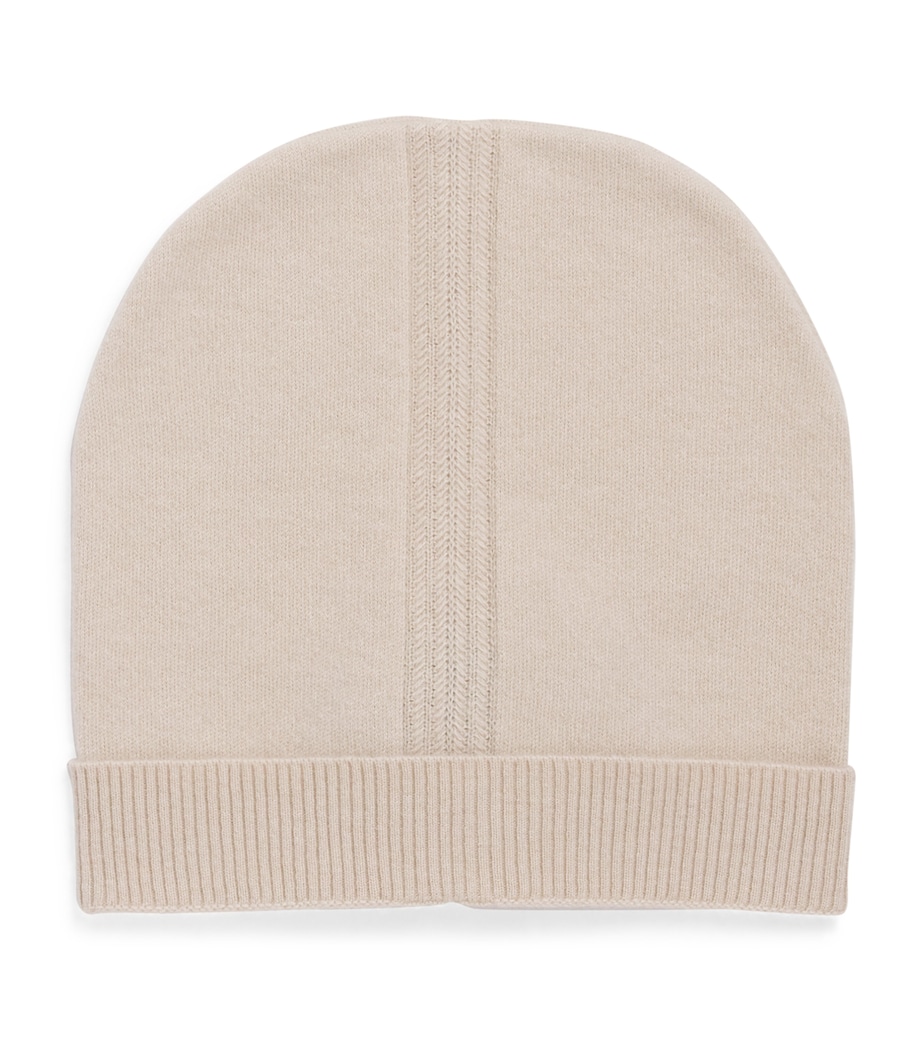 Colombo Cashmere Herringbone Beanie Melange Image 1