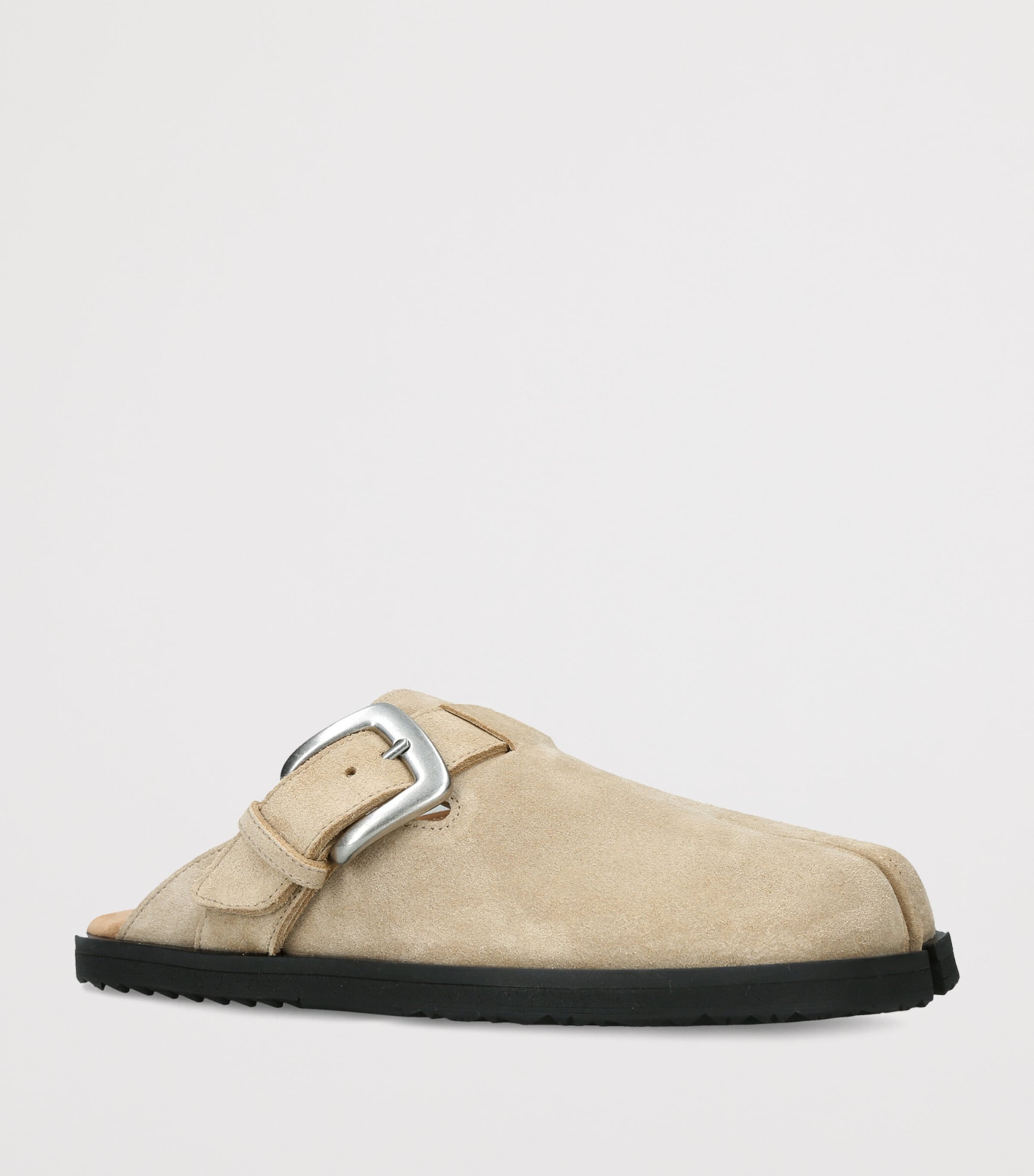 Maison Margiela Suede Tabi Daily Mules Khaki Image 3