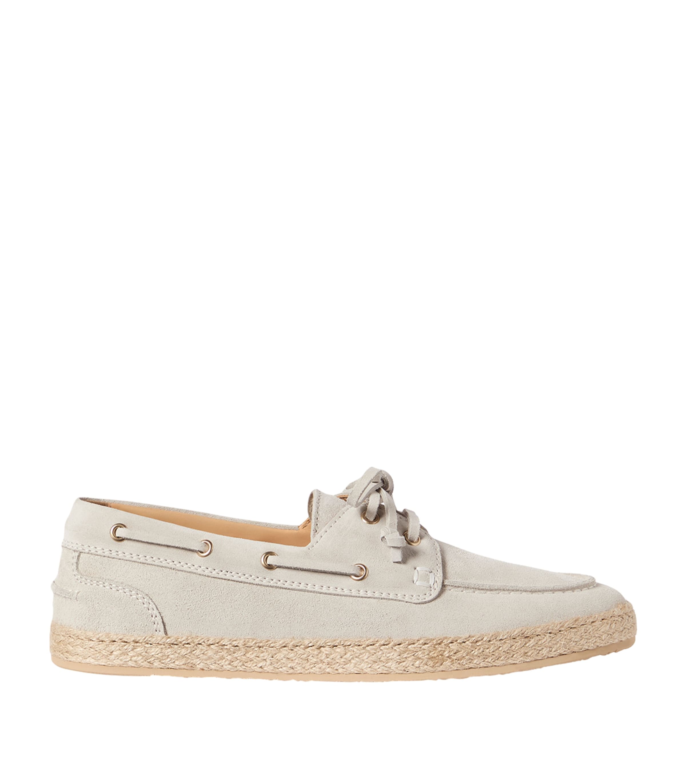 Brunello Cucinelli Suede Penny Loafer Espadrilles Image 1
