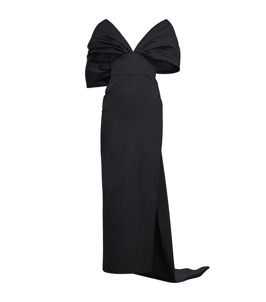 Oversized Bow Gown BLACK Image 1