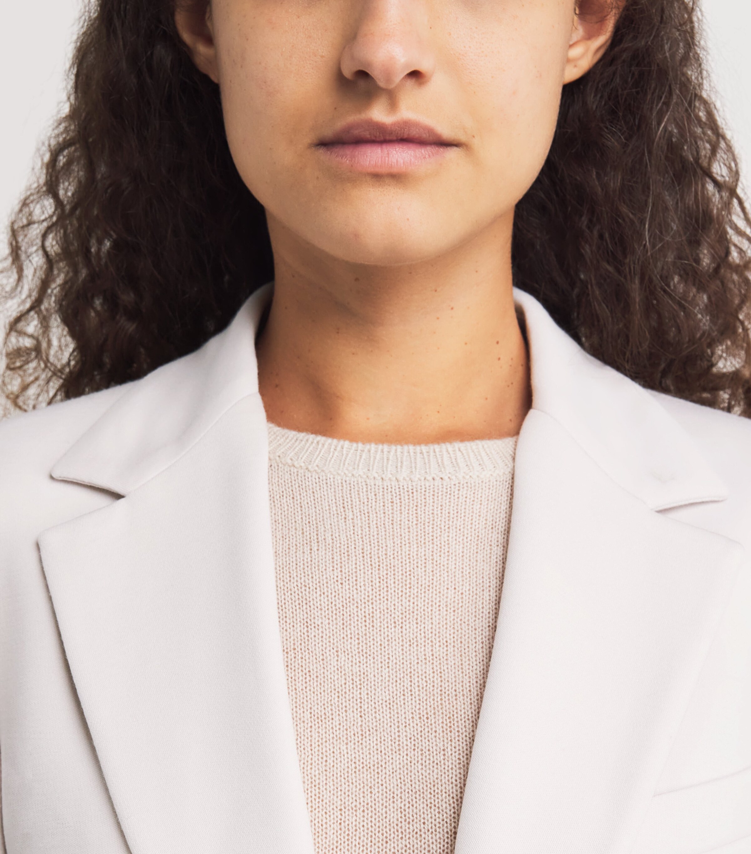 Stretch-Cotton Layered Blazer SABBIA Image 6