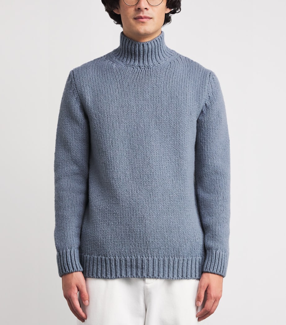 Wool High-Neck Sweater ZUCCHERO Image 3