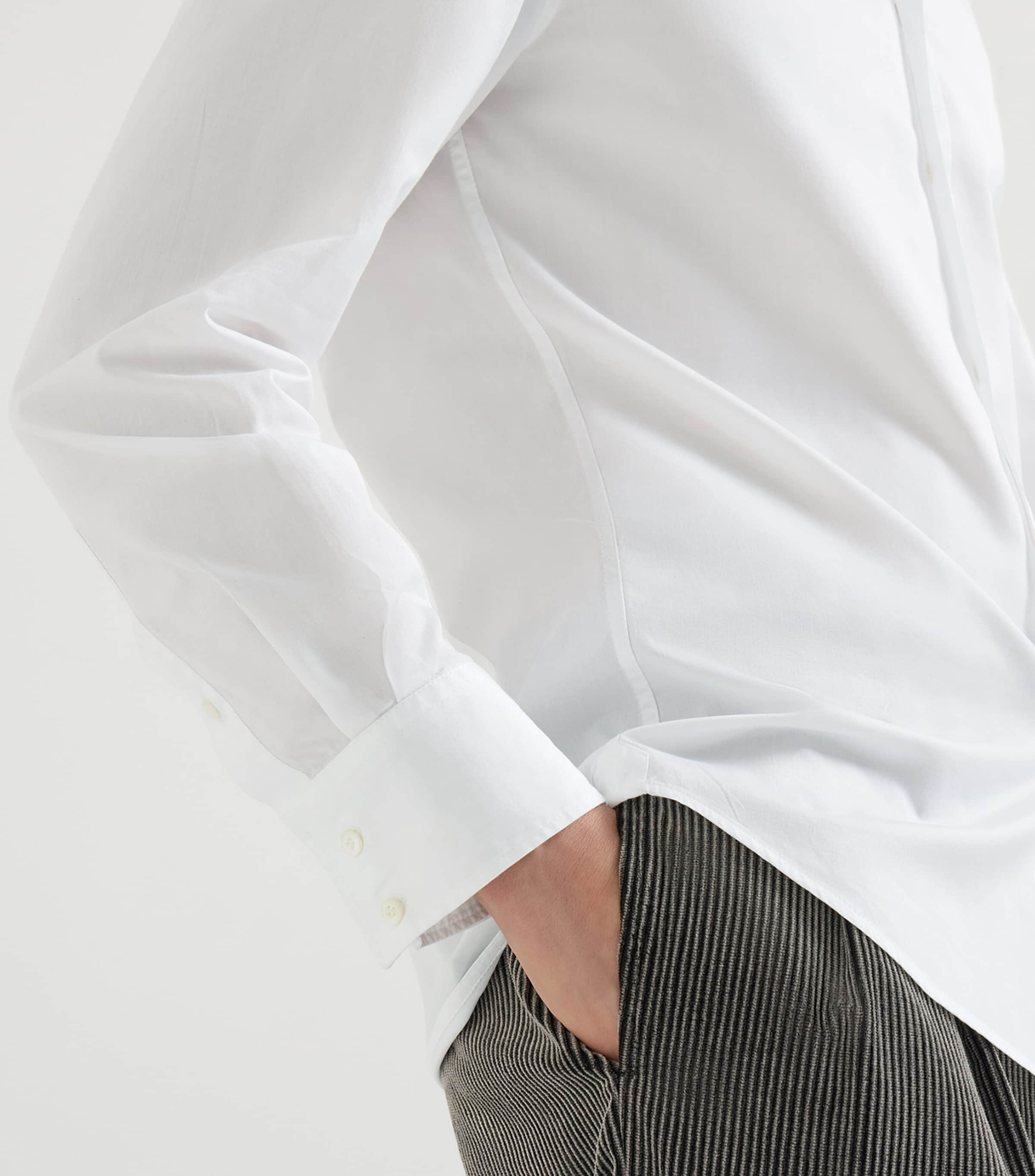 Brunello Cucinelli Mens Cotton Twill Shirt Image 6