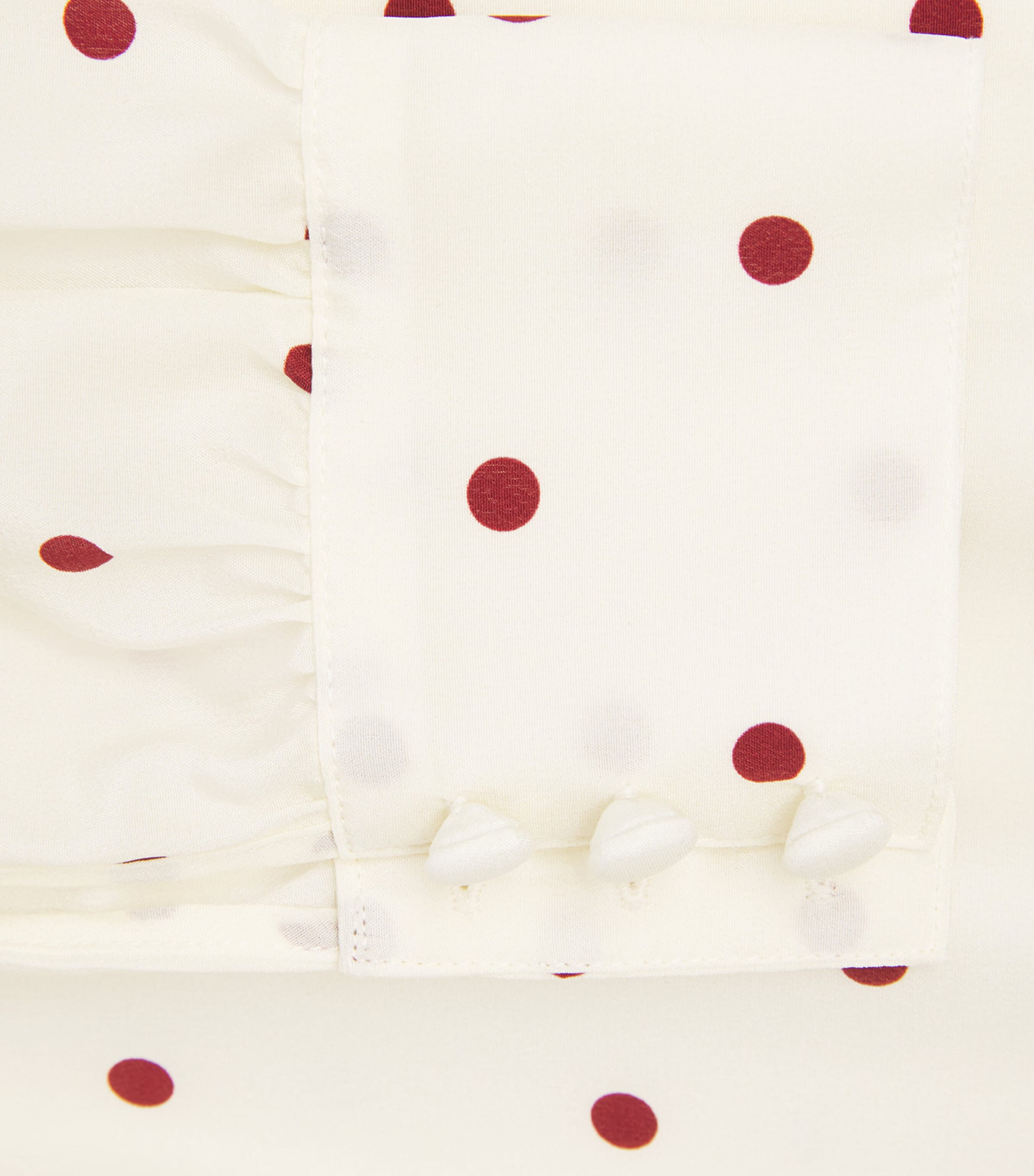 Alessandra Rich Womens Silk Printed Midi Dress Cream Bordeaux Image 6