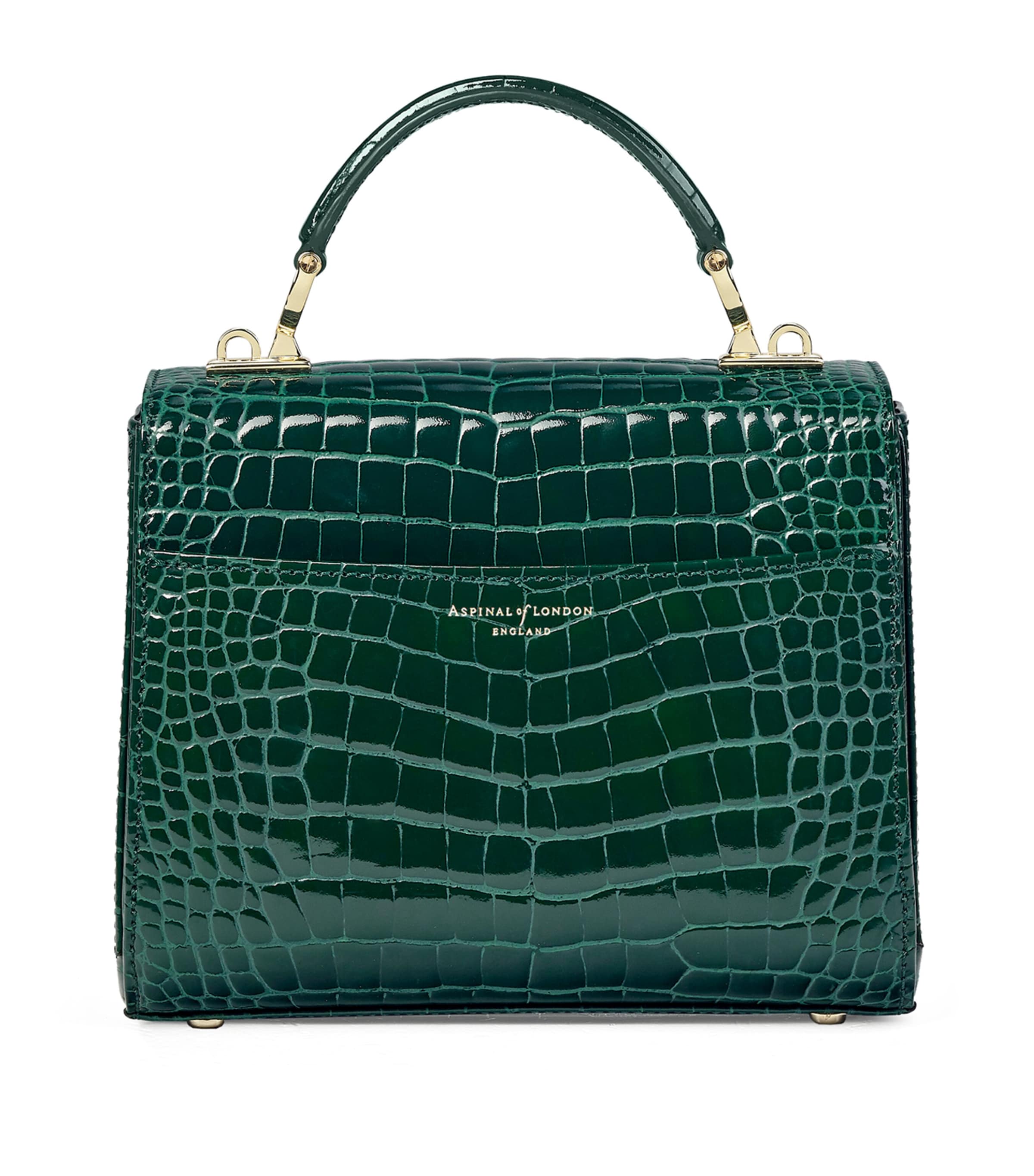 Midi Mayfair Top-Handle Bag GREEN Image 3