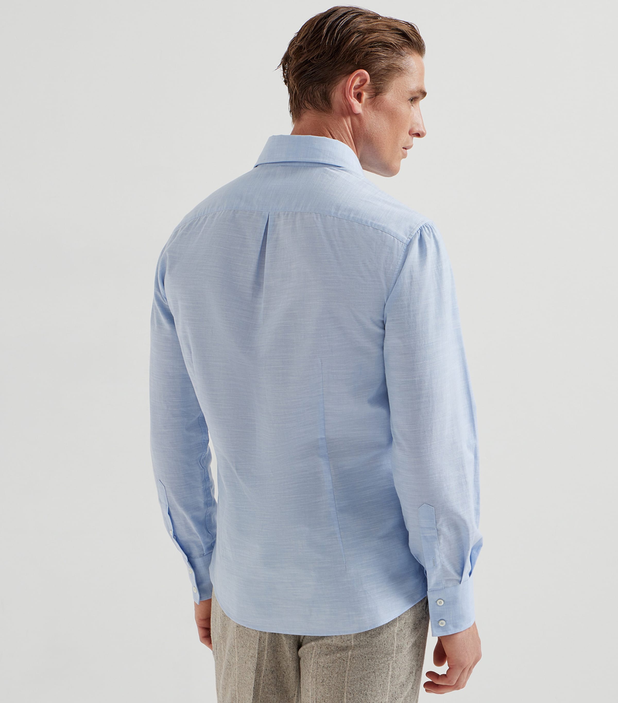 Cotton Oxford Slim-Fit Shirt C012 Image 3