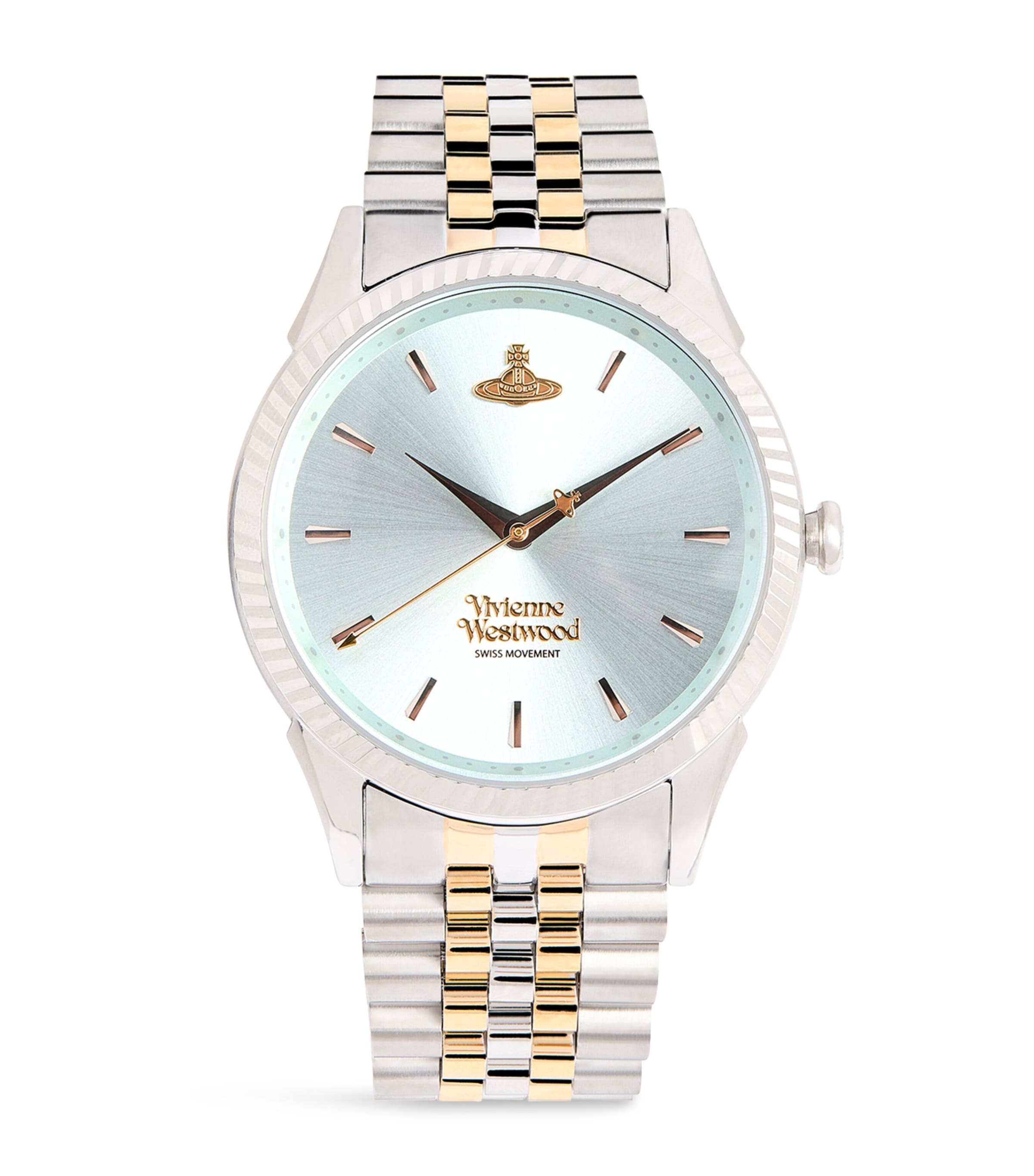 Vivienne Westwood Stainless Steel Seymour Watch In Silver