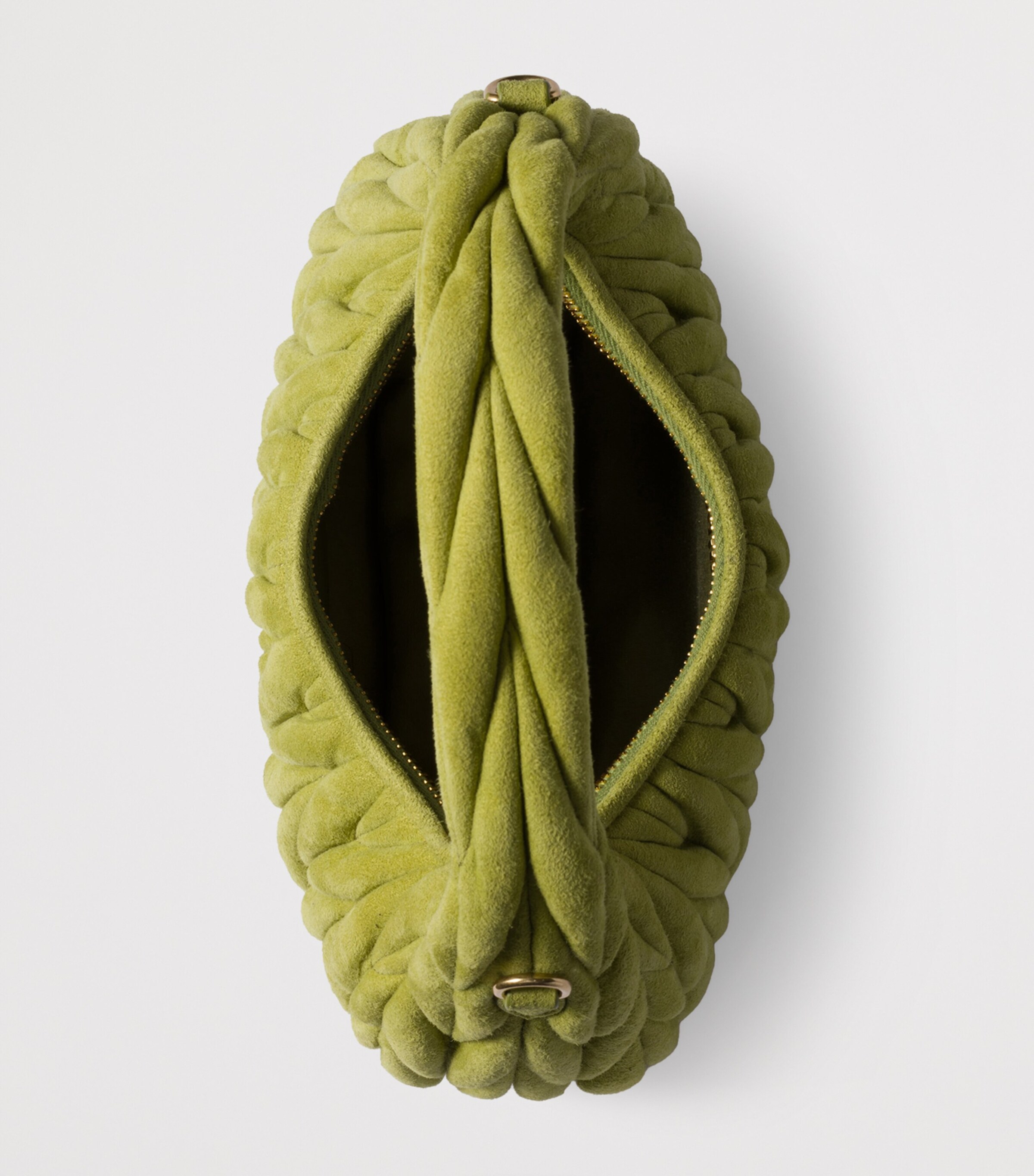 Small Matelassé Leather Wander Top-Handle Bag F077G Image 4