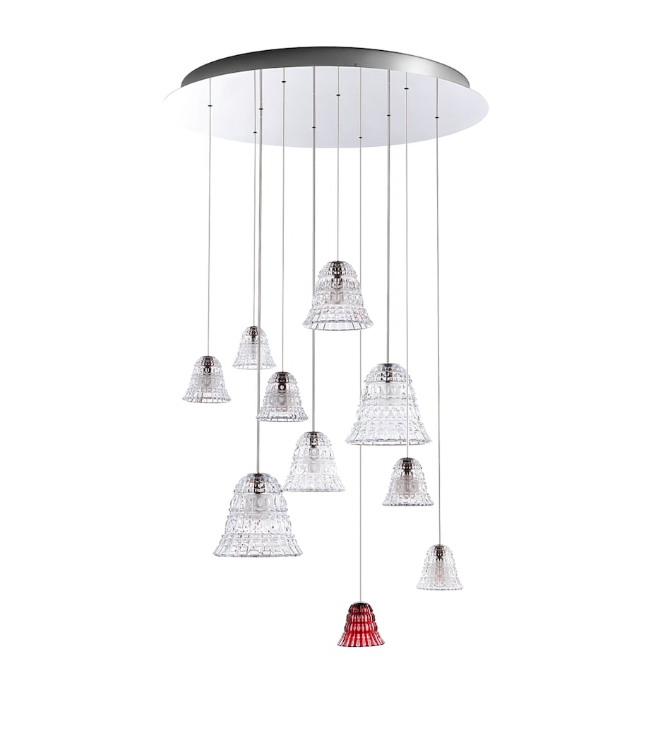 Baccarat Crystal New Antique 10-Light Chandelier Clear Image 2