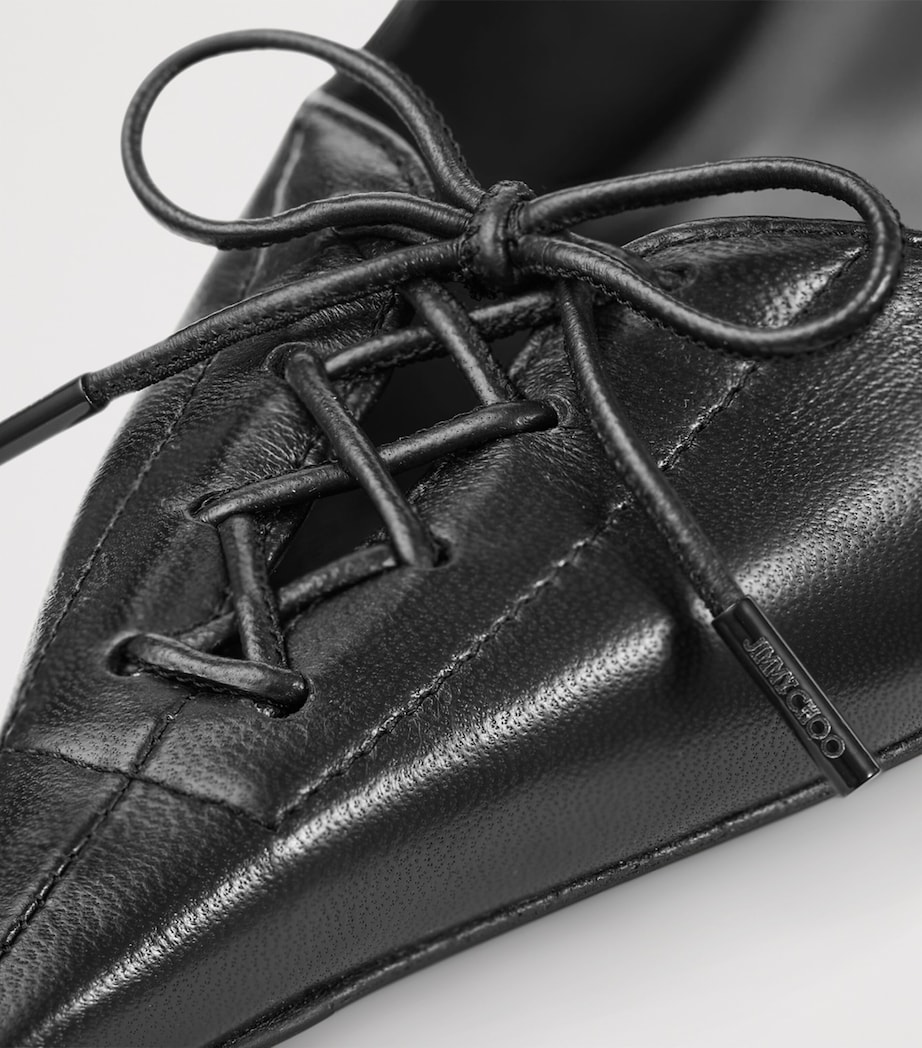 Scarlett 95 Leather Pumps BLACK Image 5