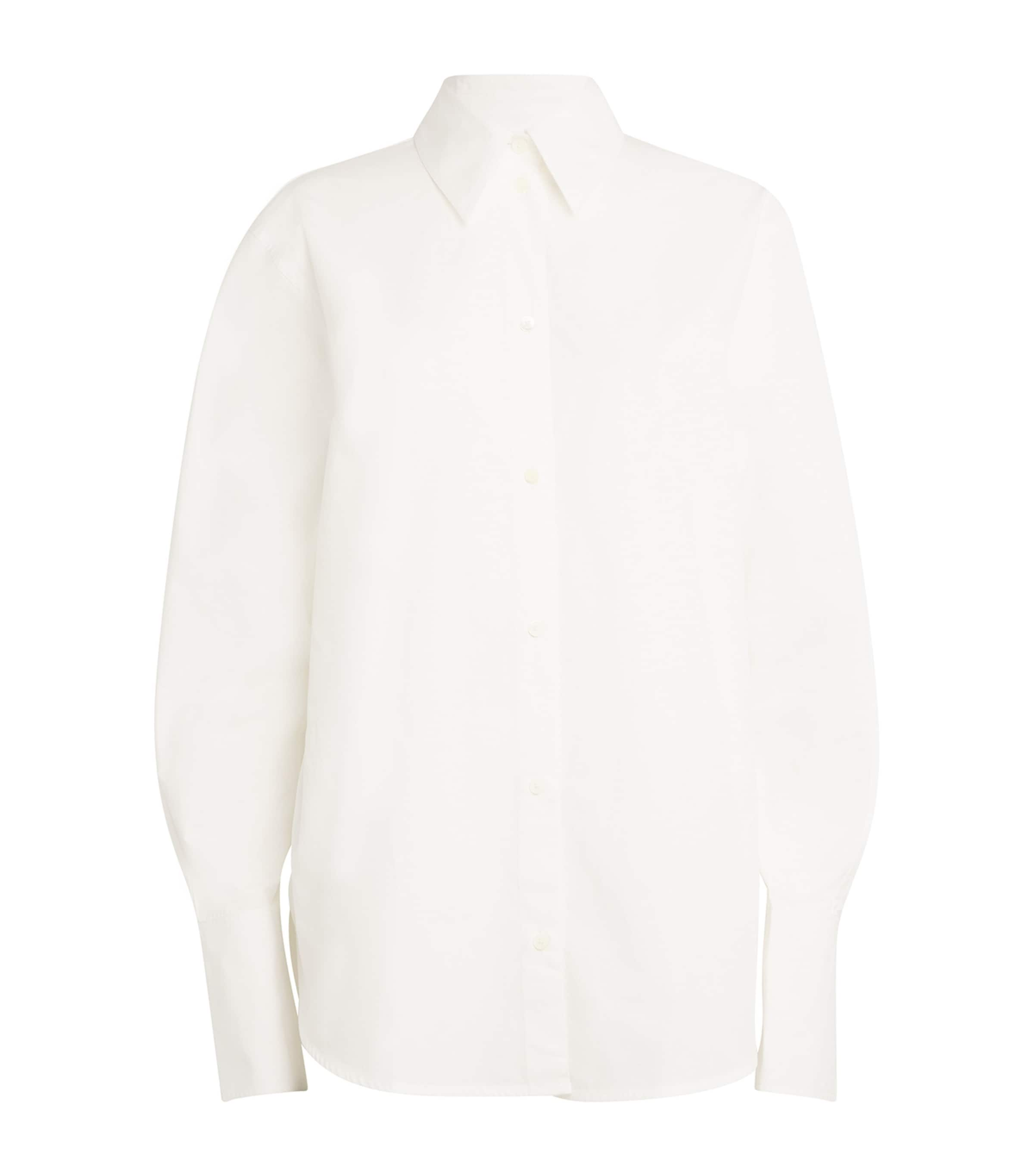 Totême Cotton Double-cuff Shirt In White