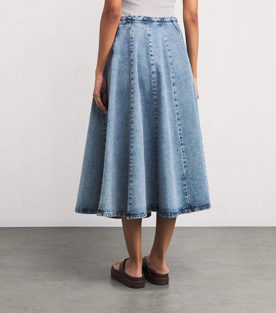 Fabiana Filippi Womens Denim Midi Skirt Image 4
