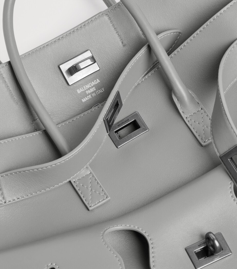 Small Leather Bel Air Carry All Top-Handle Bag 1142 Image 9