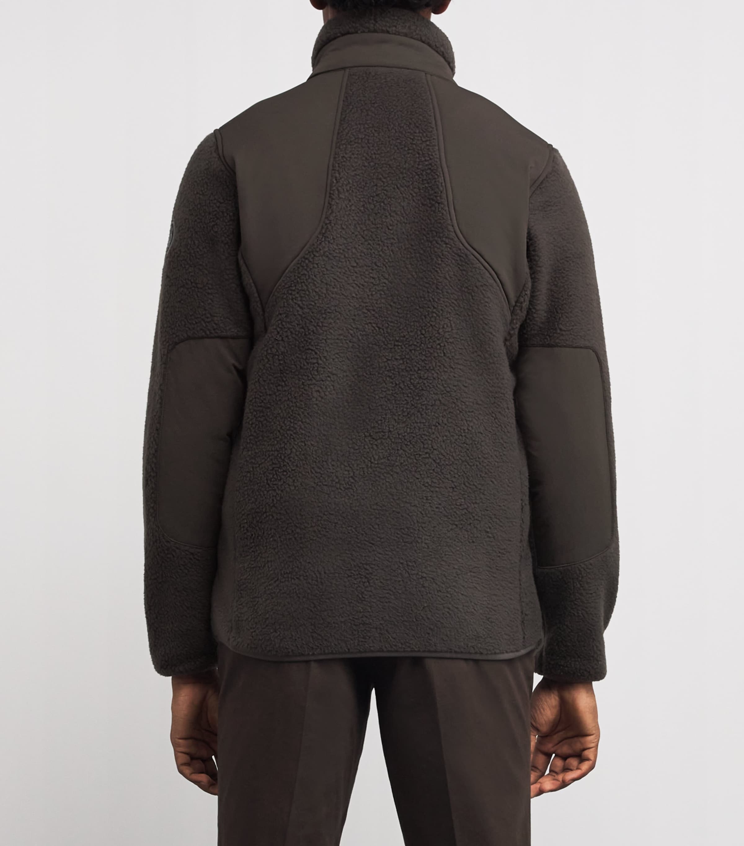 Sherpa Fleece Halifax Jacket BROWN BARK Image 4