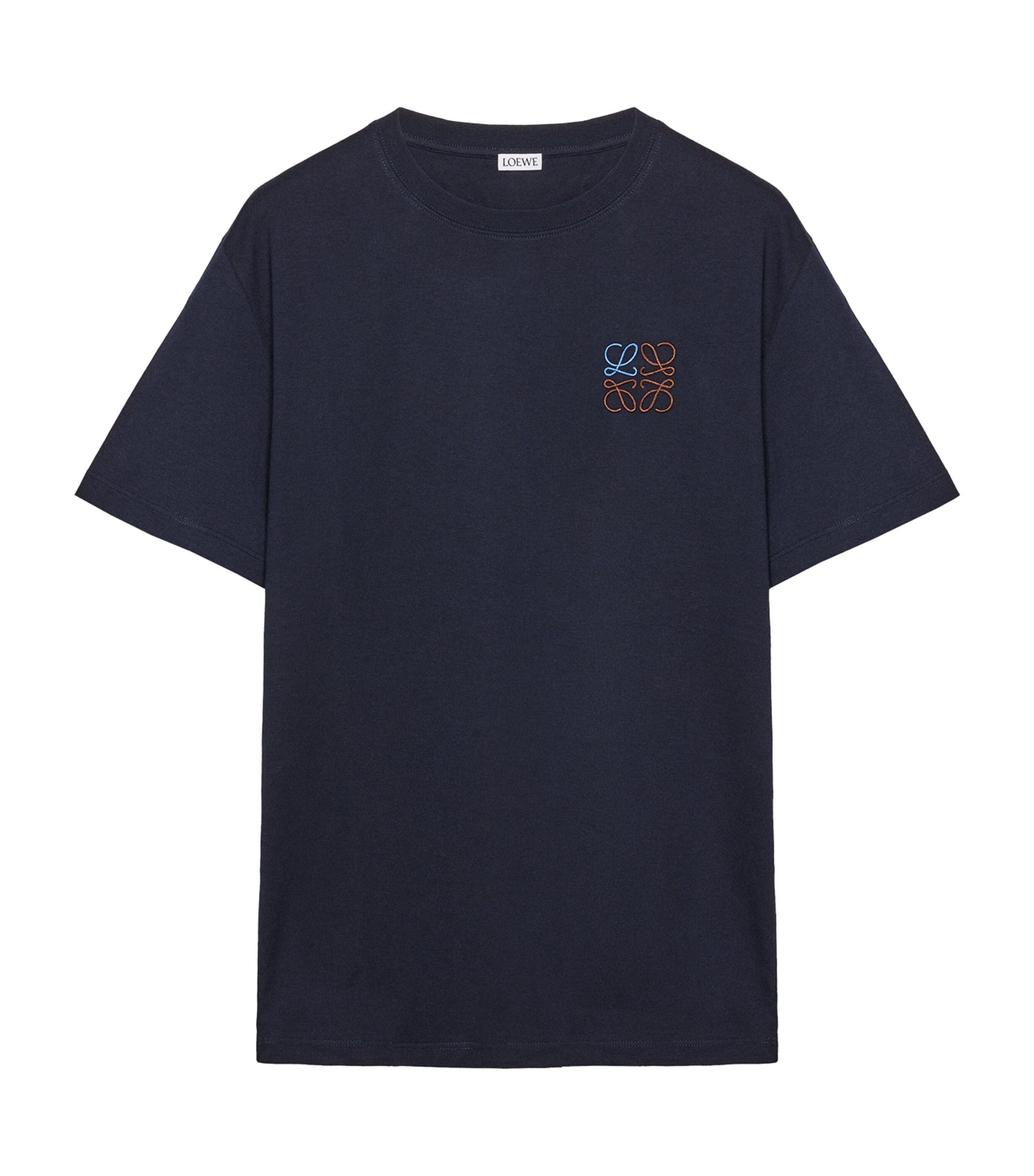 LOEWE Cotton Two-Tone-Anagram T-Shirt | Harrods US