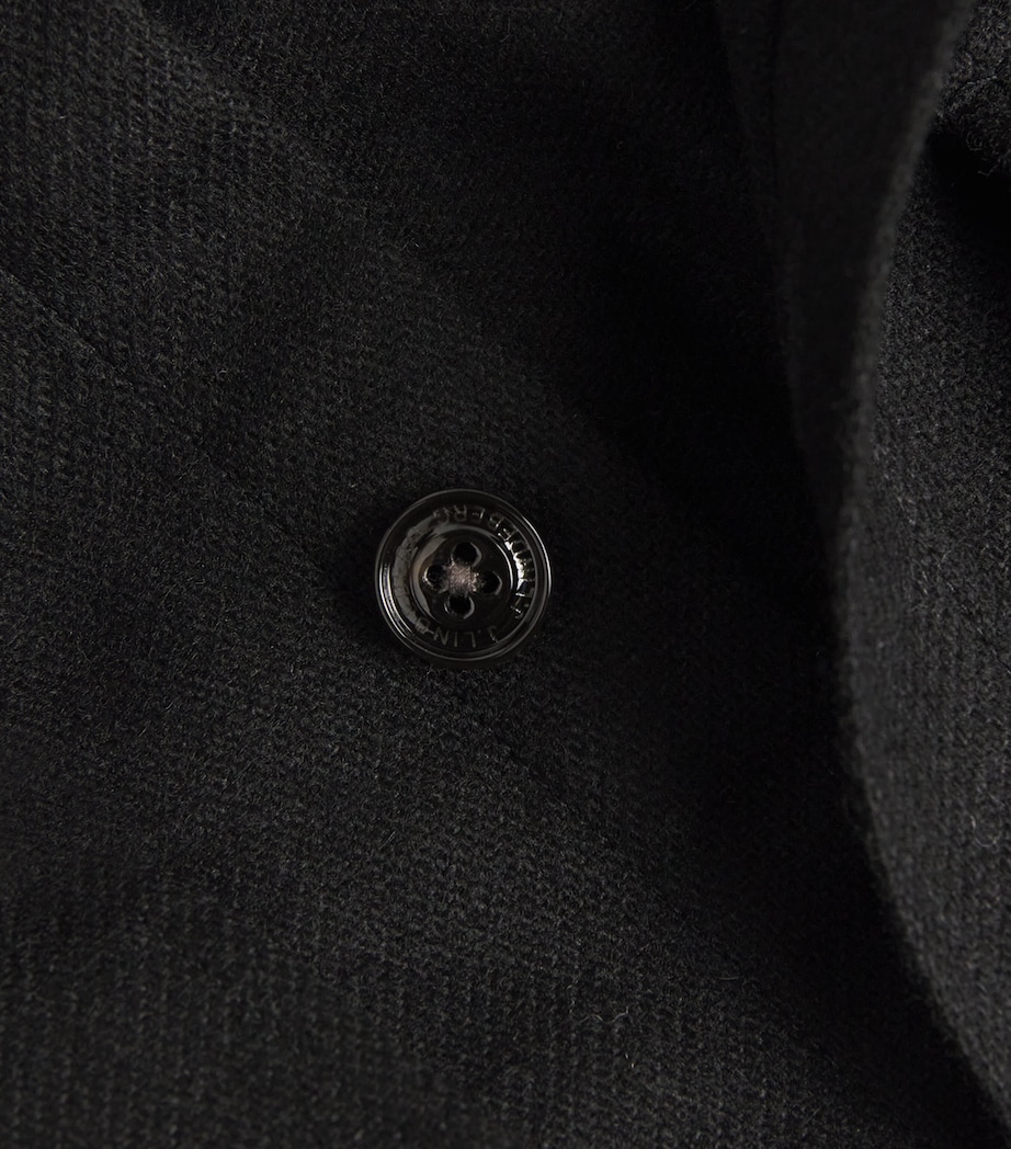 Wool-Blend Overshirt 9999 BLACK Image 5