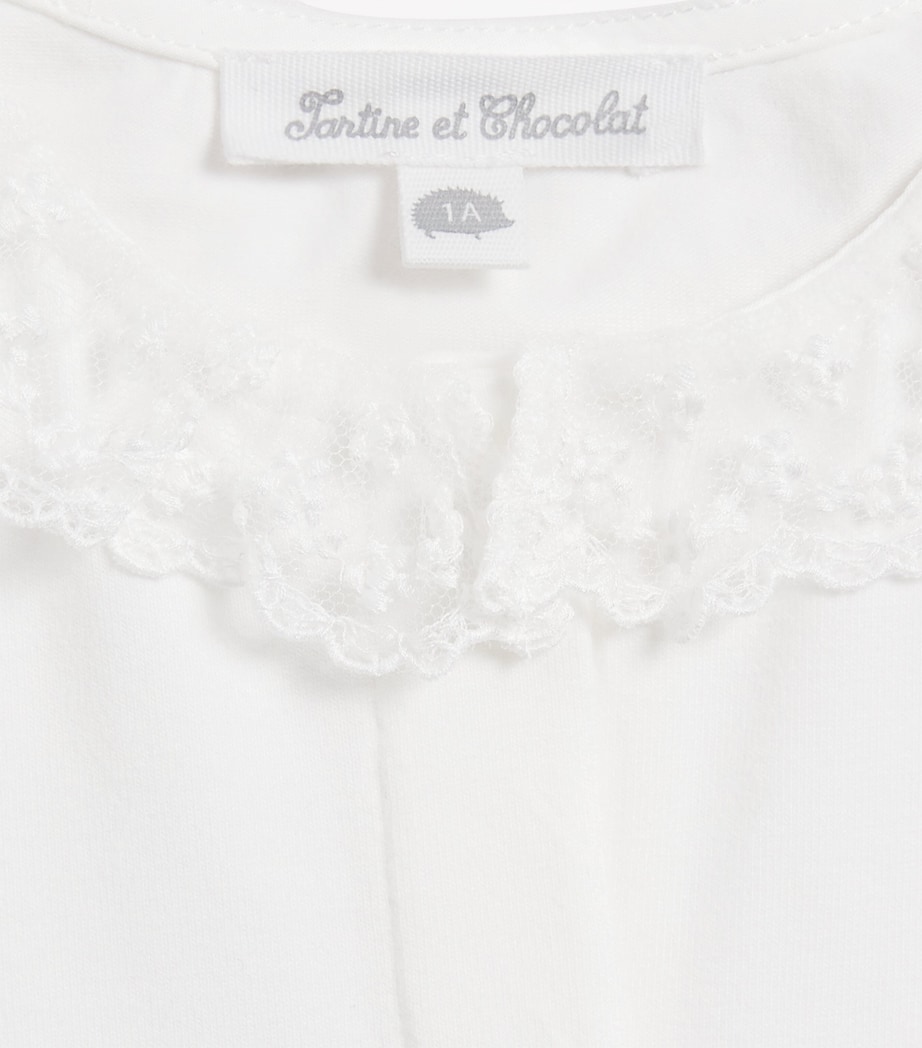 Lace-Detail Bodysuit (1-24 Months) 13NACRE Image 3