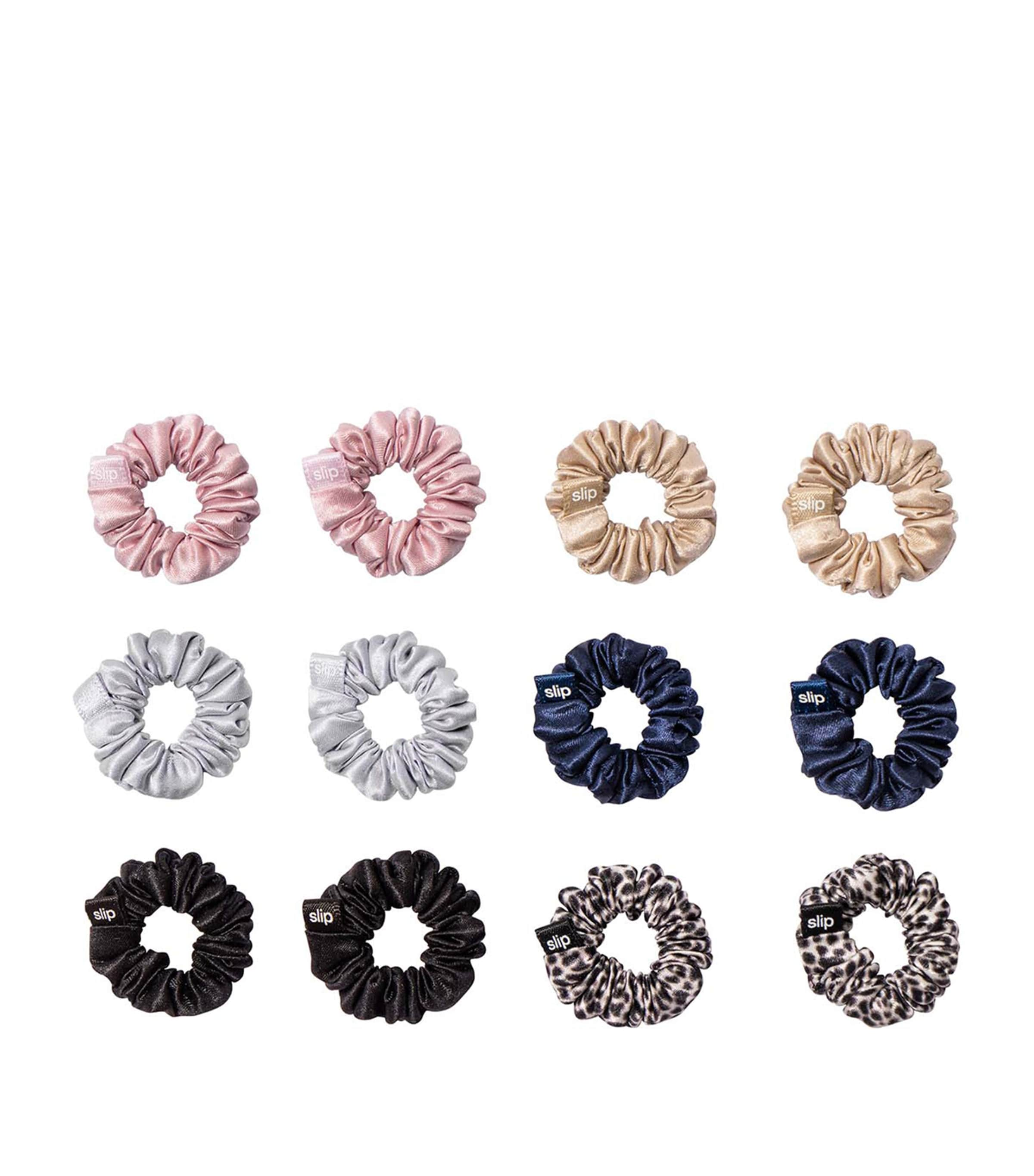 Shop Slip Pure Silk Minnie Scrunchies In Classic